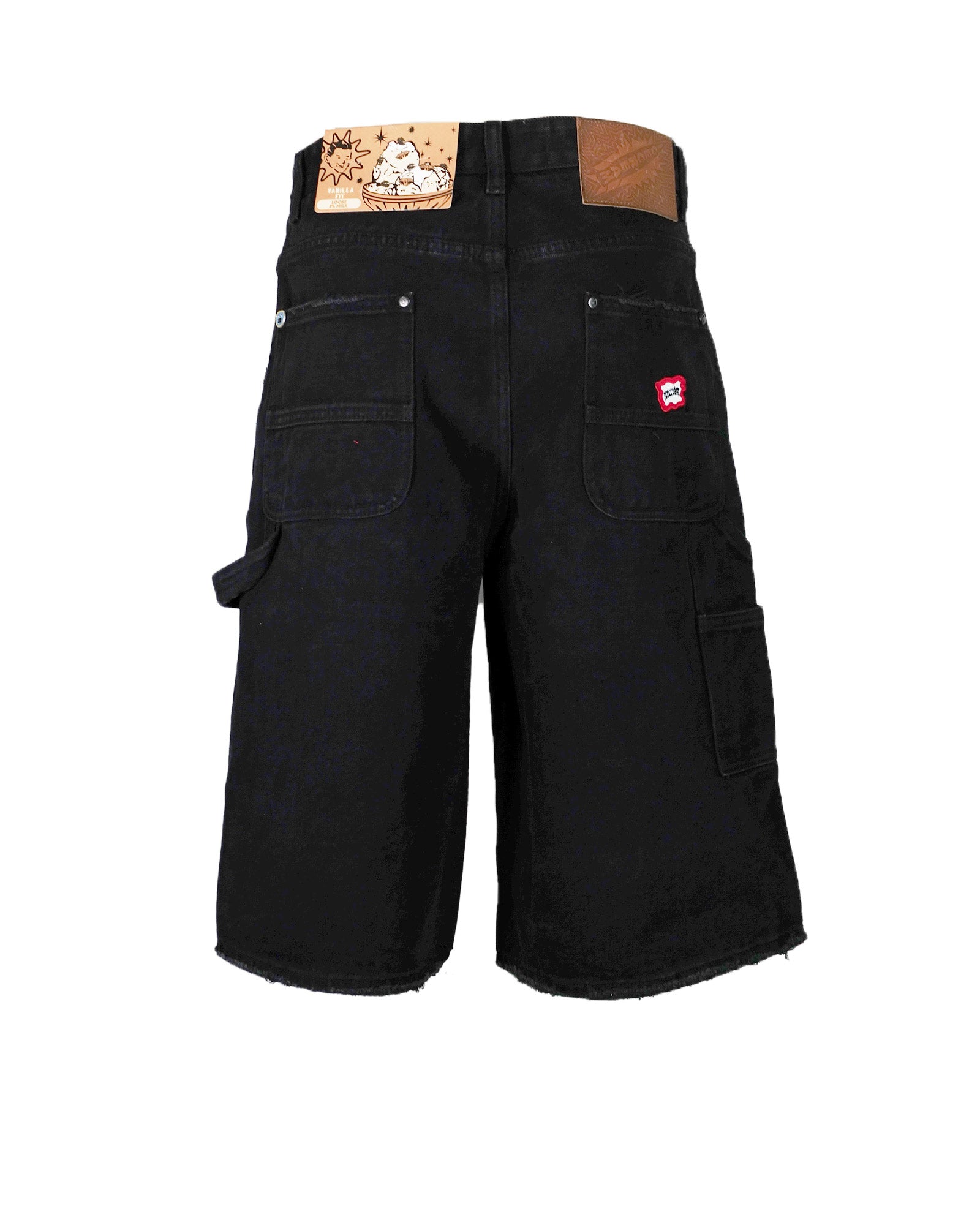 BILLIONAIRE BOYS CLUB / ICECREAM・ビリオネアボーイズクラブ/アイスクリーム - ハーフ・ショートパンツ ANGELO BLACK DOUBLE KNEE JORTS / BLACK CARAMEL