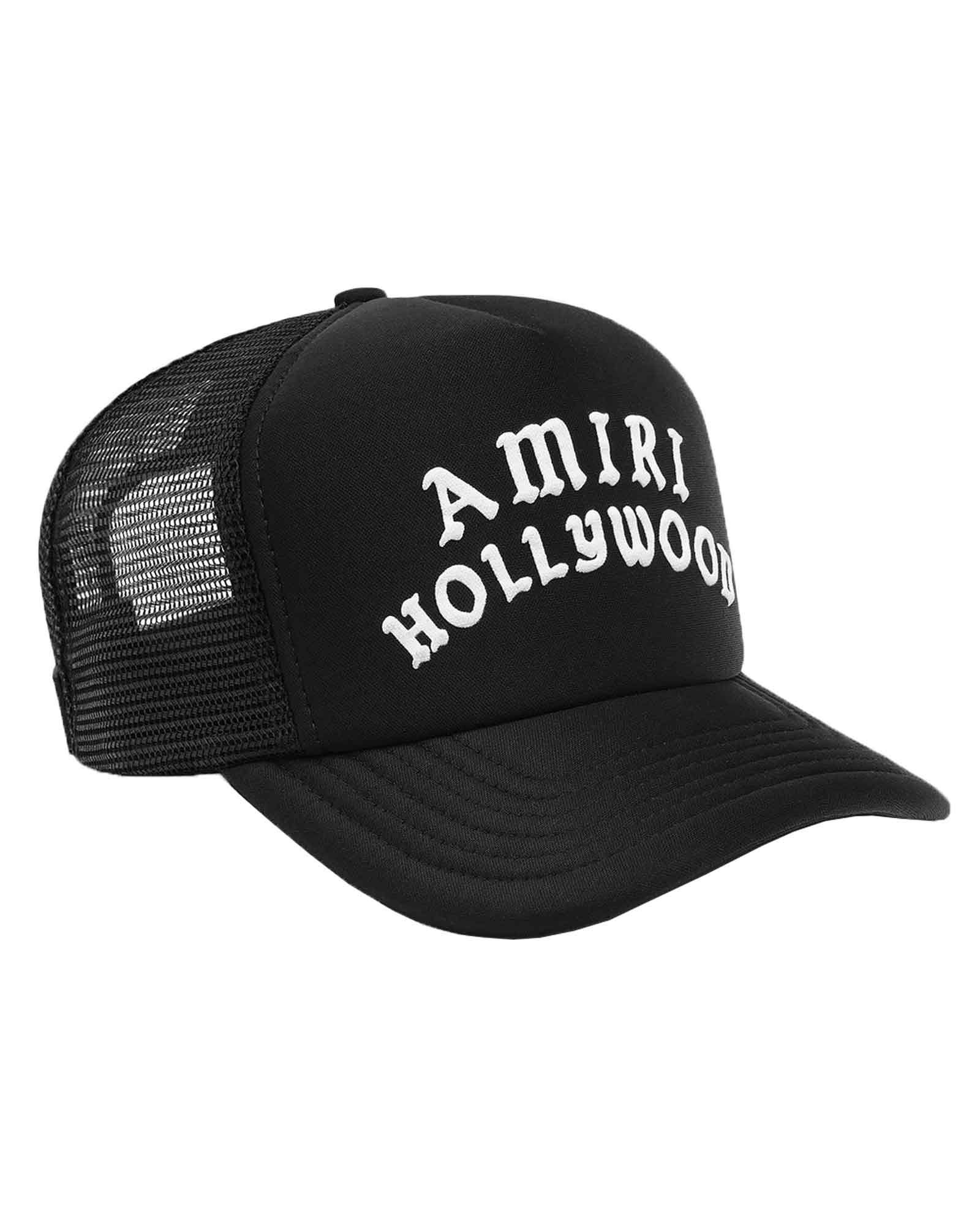 AMIRI・amiri -  AMIRI HOLLYWOOD TRUCKER HAT / BLACK BLACK