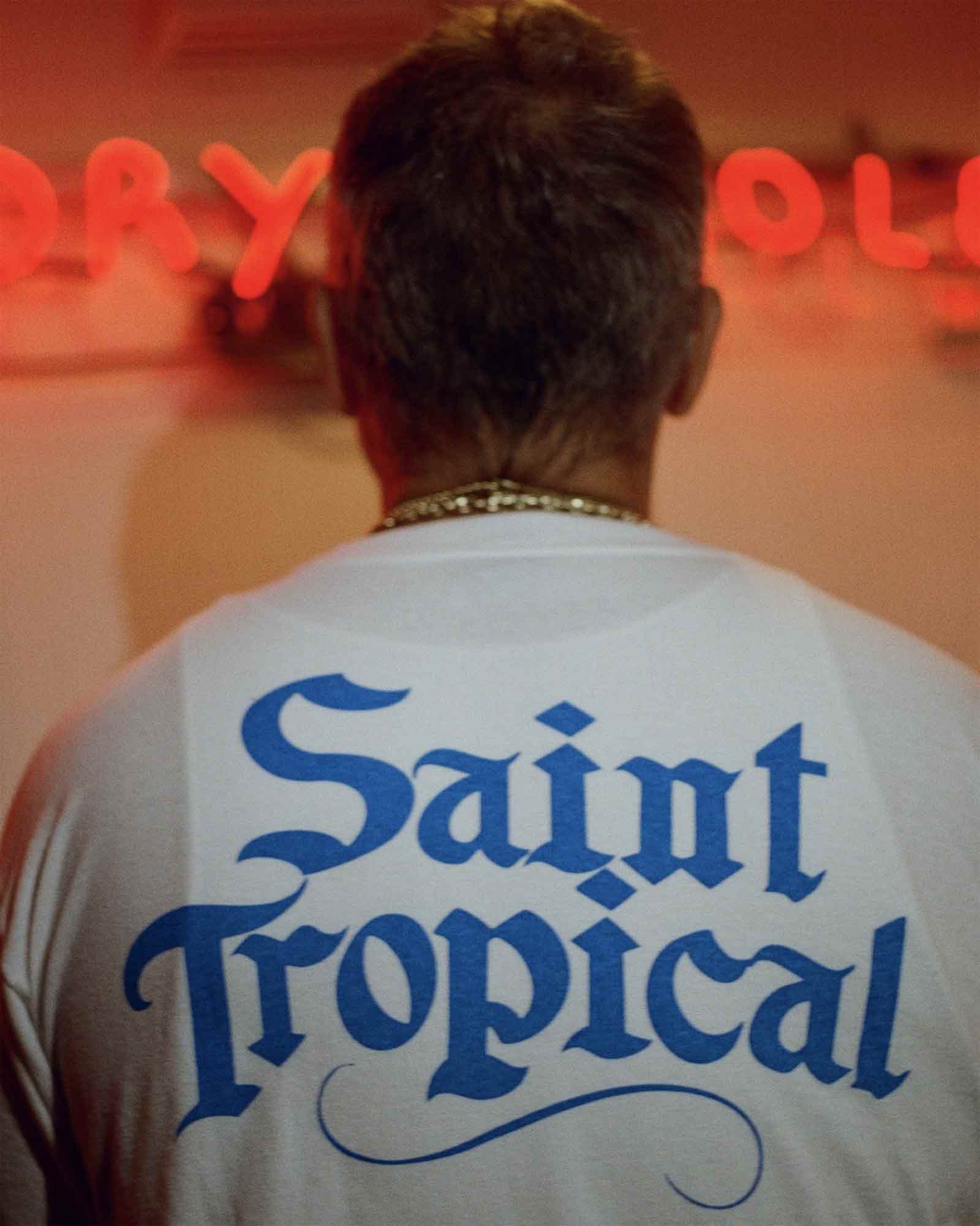 ©SAINT M××××××・セントマイケル - Tシャツ・カットソー TC_SS T-SHIRT/POCKET / WHITE