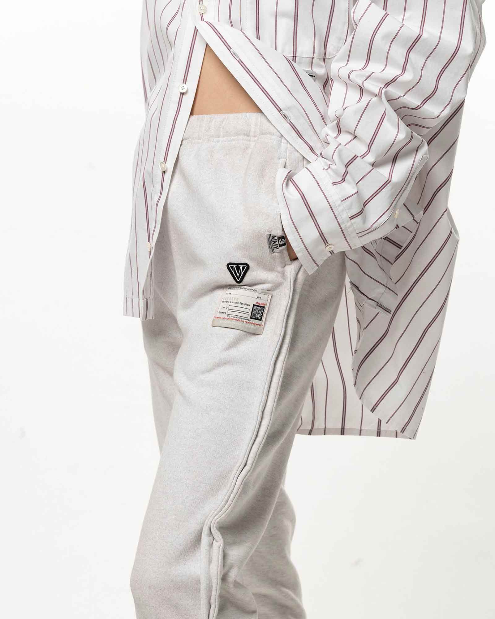 MIHARA YASUHIRO・ミハラヤスヒロ - スウェットパンツ COMBINED SWEAT PANTS / GRAY