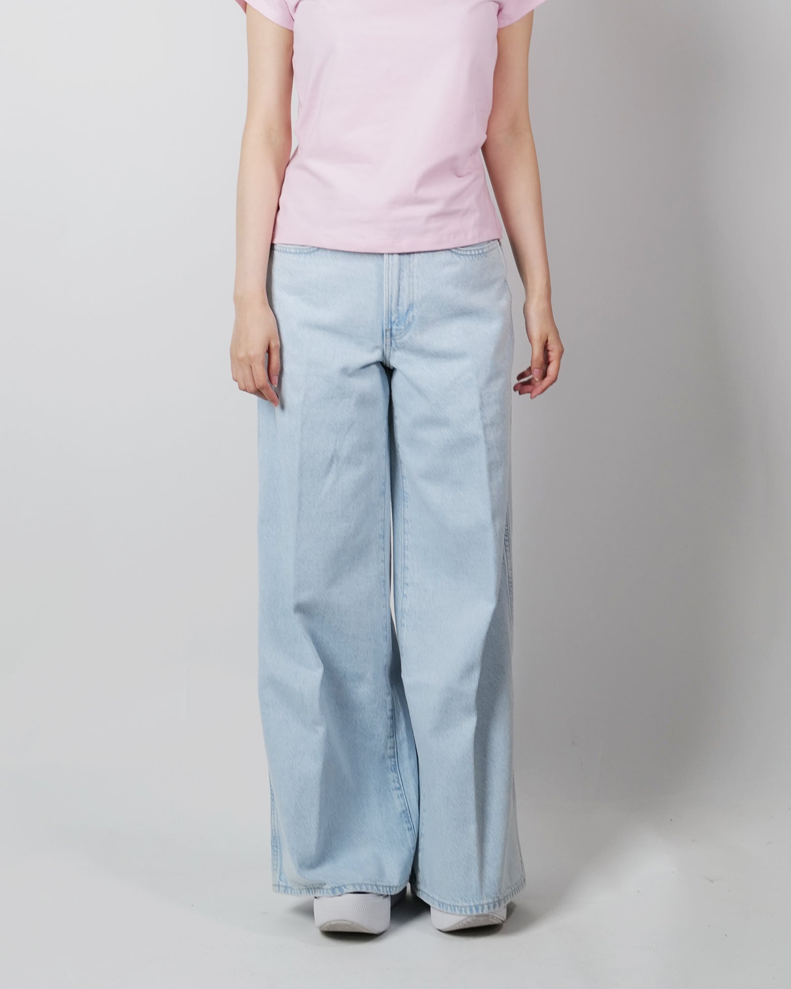 Calvin Klein・カルバン クライン - デニムパンツ THE ULTRA WIDE LIGHT BEACON / LIGHT BLUE