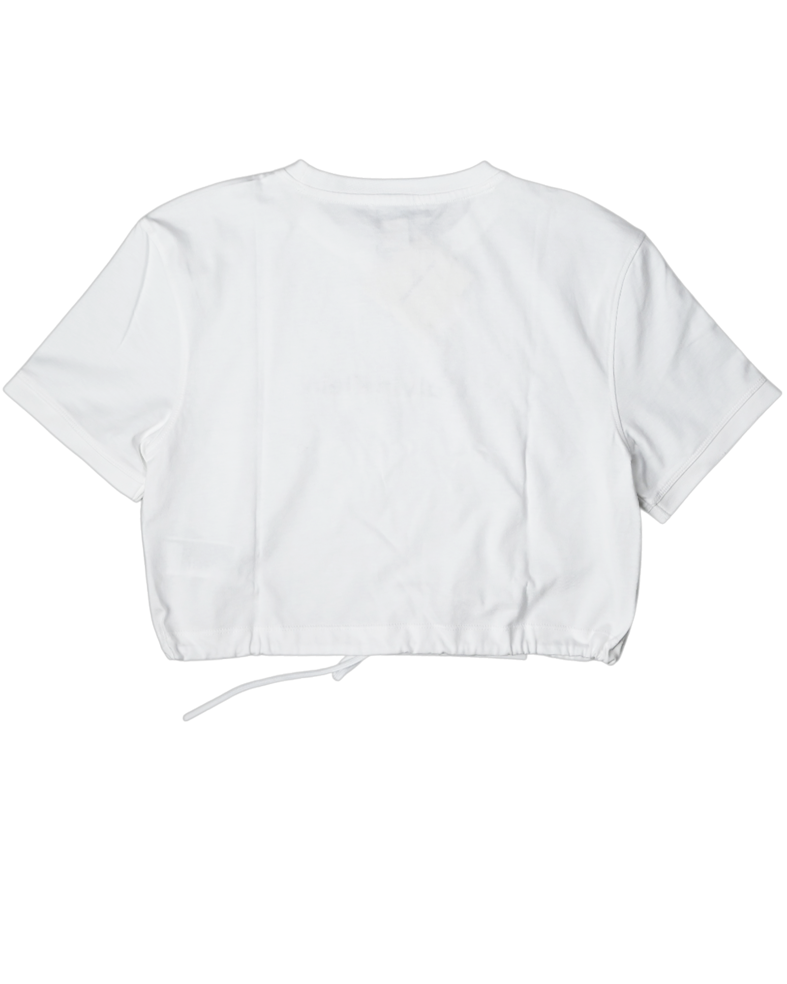 Calvin Klein・カルバン クライン - Tシャツ・カットソー SS MONOLOGO CROPPED TIE TEE / WHITE