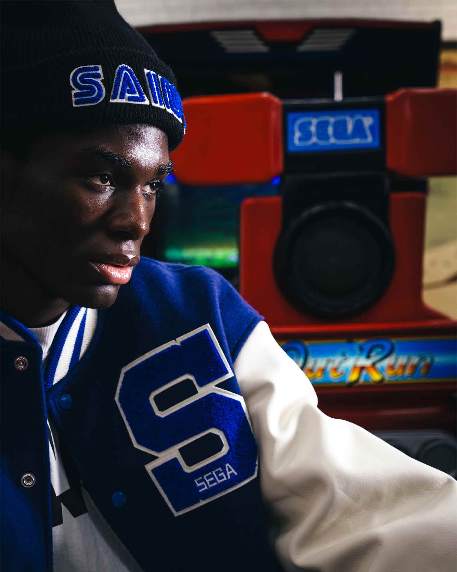 ©SAINT M××××××・セントマイケル - ニットキャップ・ビーニー SG_KNIT CAP/SAINT SEGA / BLACK