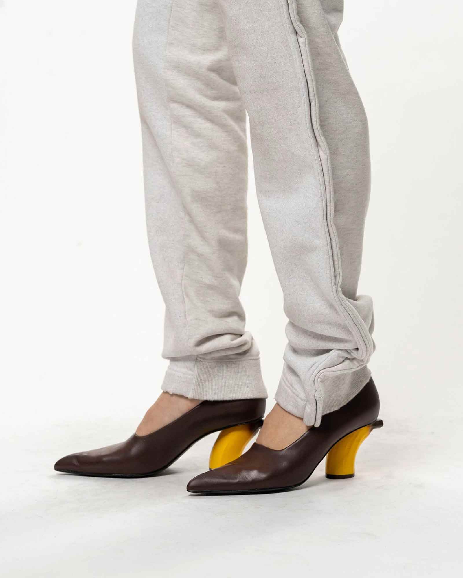 MIHARA YASUHIRO・ミハラヤスヒロ - スウェットパンツ COMBINED SWEAT PANTS / GRAY