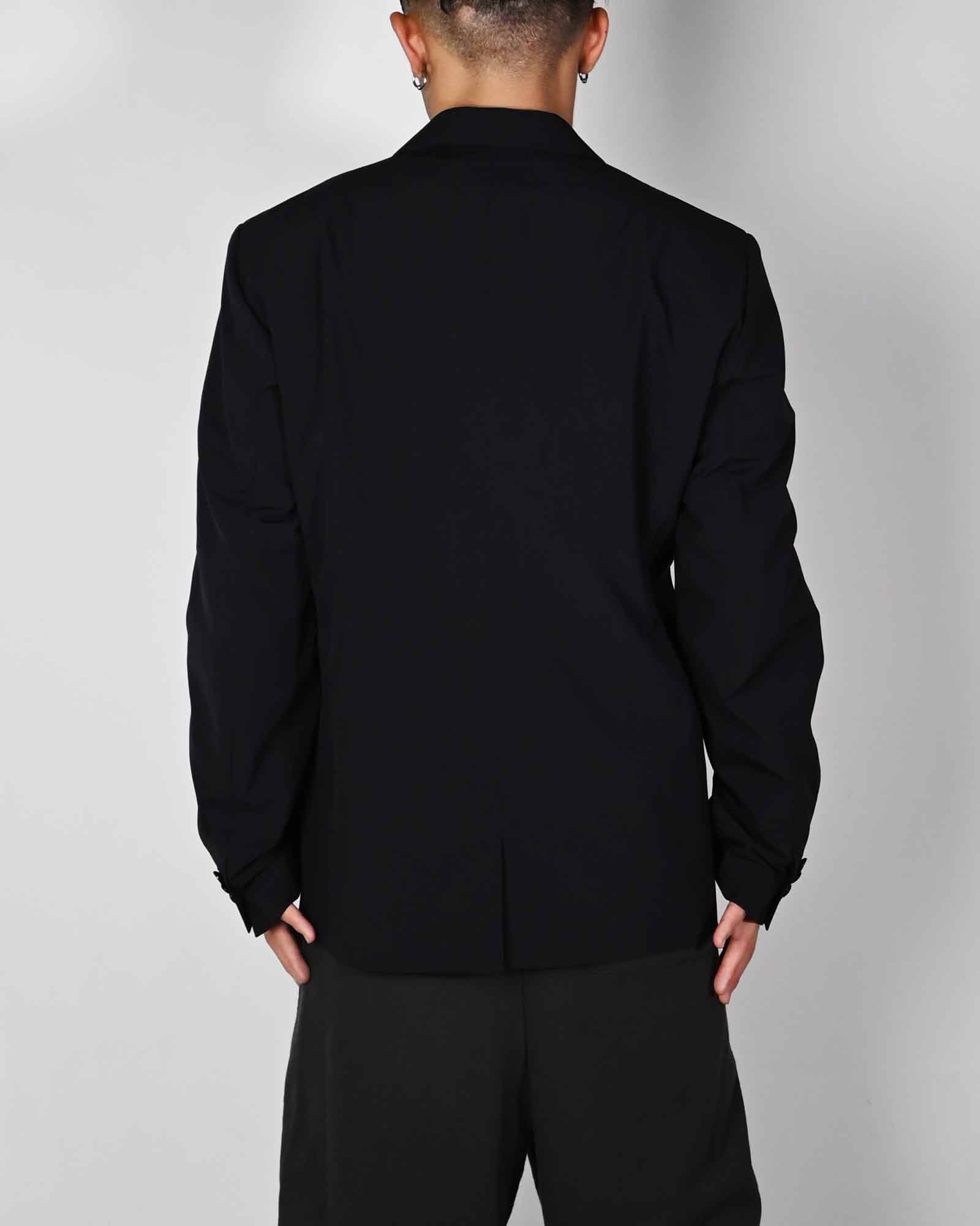 in・stru(men-tal).・イン・ストゥルメンタル - テーラードジャケット W/R TAFFETA 3B JACKET / BLACK