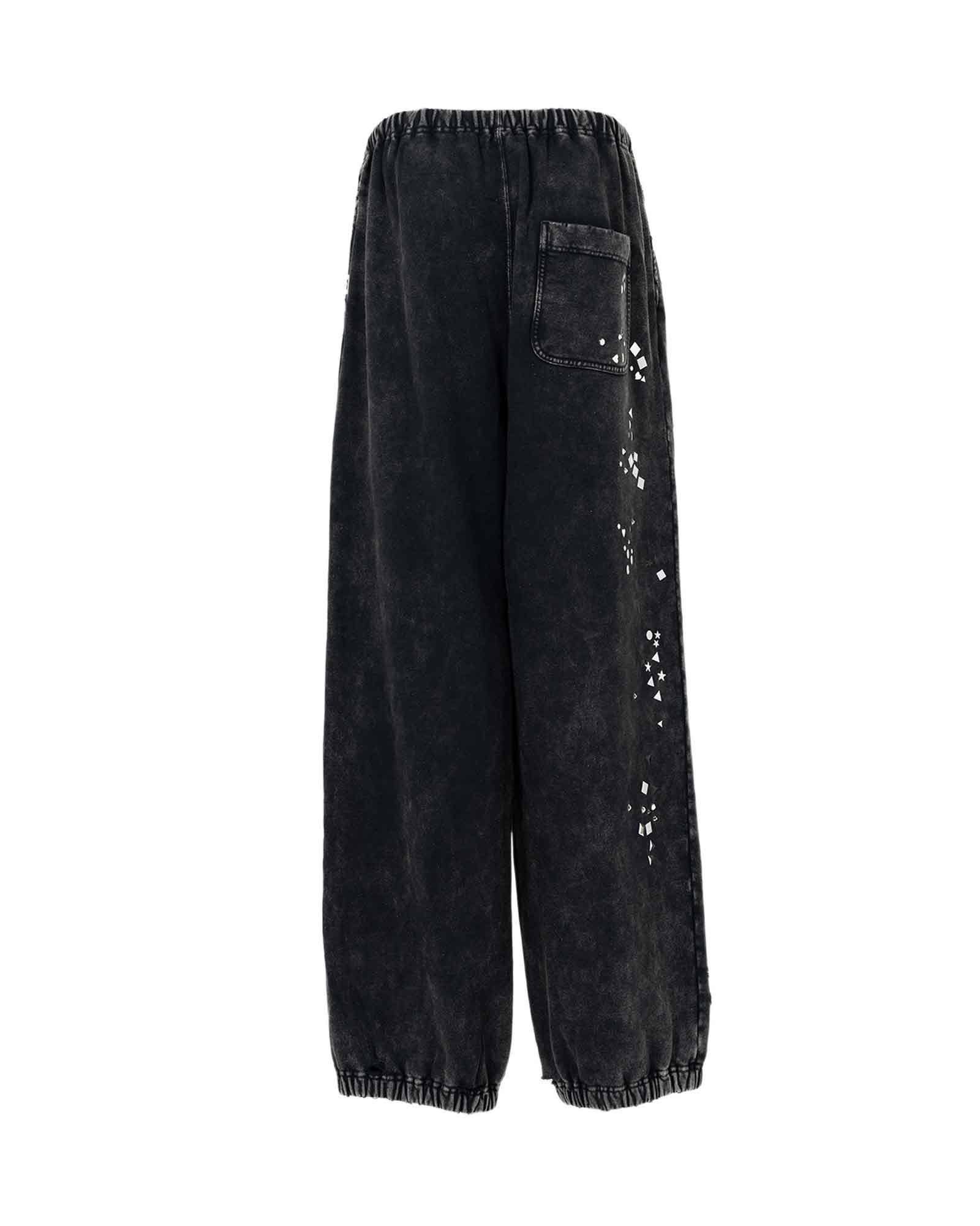 MIHARA YASUHIRO・Yasuhiro Mihara -  EMBELLISHED BLEACHED PANTS / BLACK