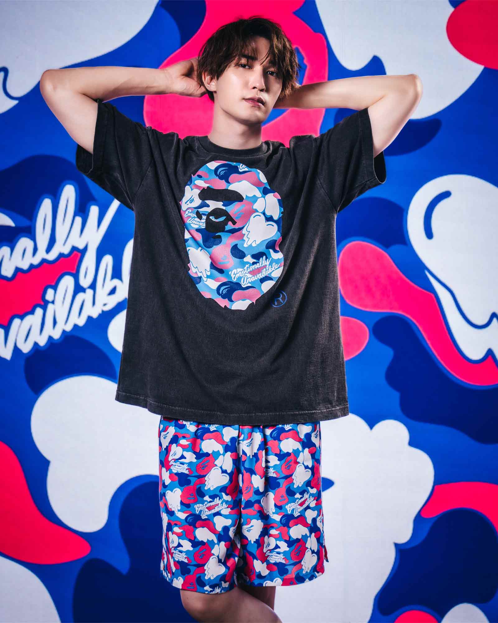 EMOTIONALLY UNAVAILABLE・エモーショナリー アンアベイラブル - Tシャツ・カットソー EU APE SS TEE / BLACK