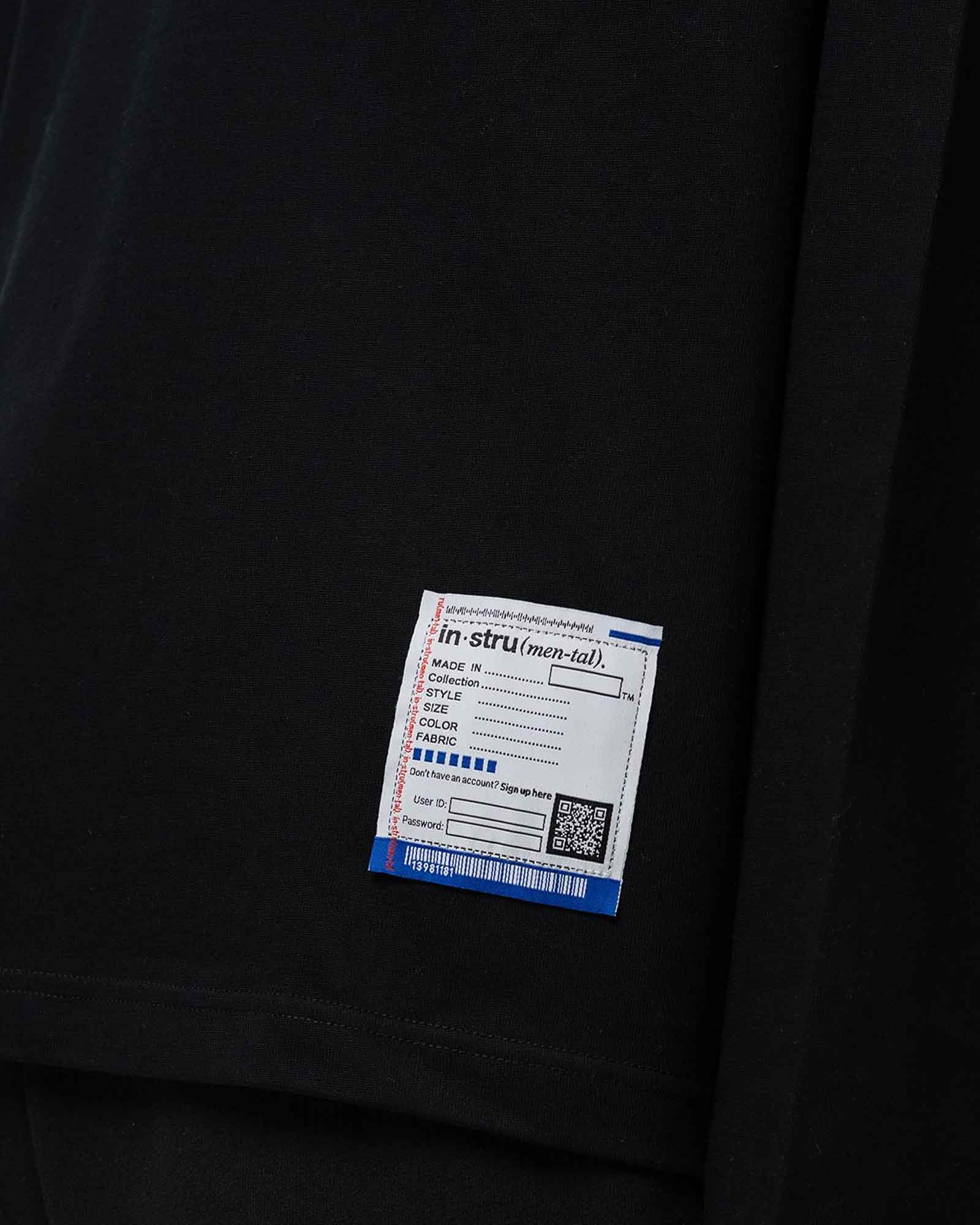 in・stru(men-tal).・イン・ストゥルメンタル - L/S Tシャツ HEAVY WEIGHT JERSEY POCKET LS TEE / BLACK