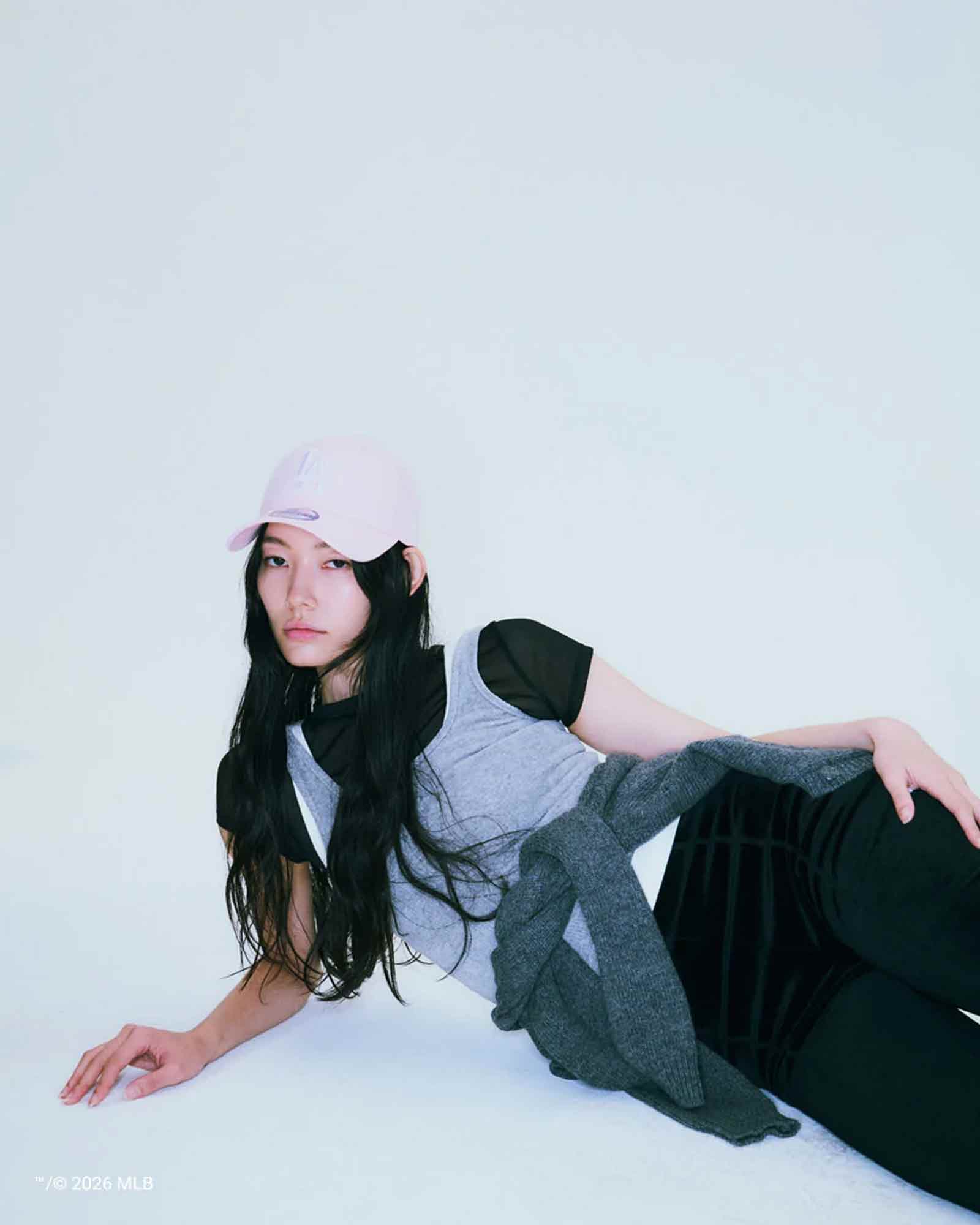 BASICKS・ベイシックス - キャップ 9FORTY TM LOS ANGELES DODGERS CAP / PINK×WHITE
