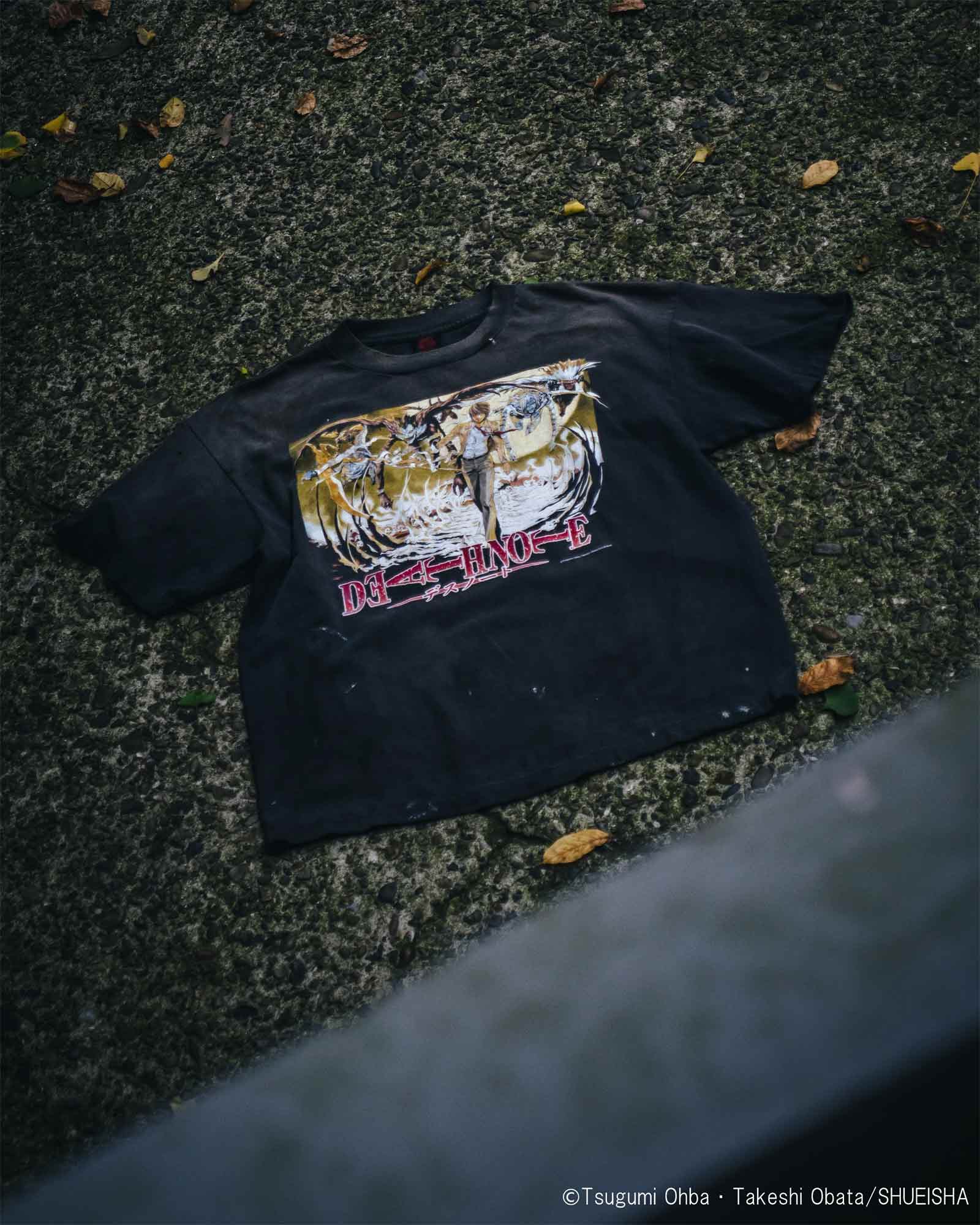 ©SAINT M××××××・saint michael -  DN_SS T-SHIRT/DETH NOTE / BLACK