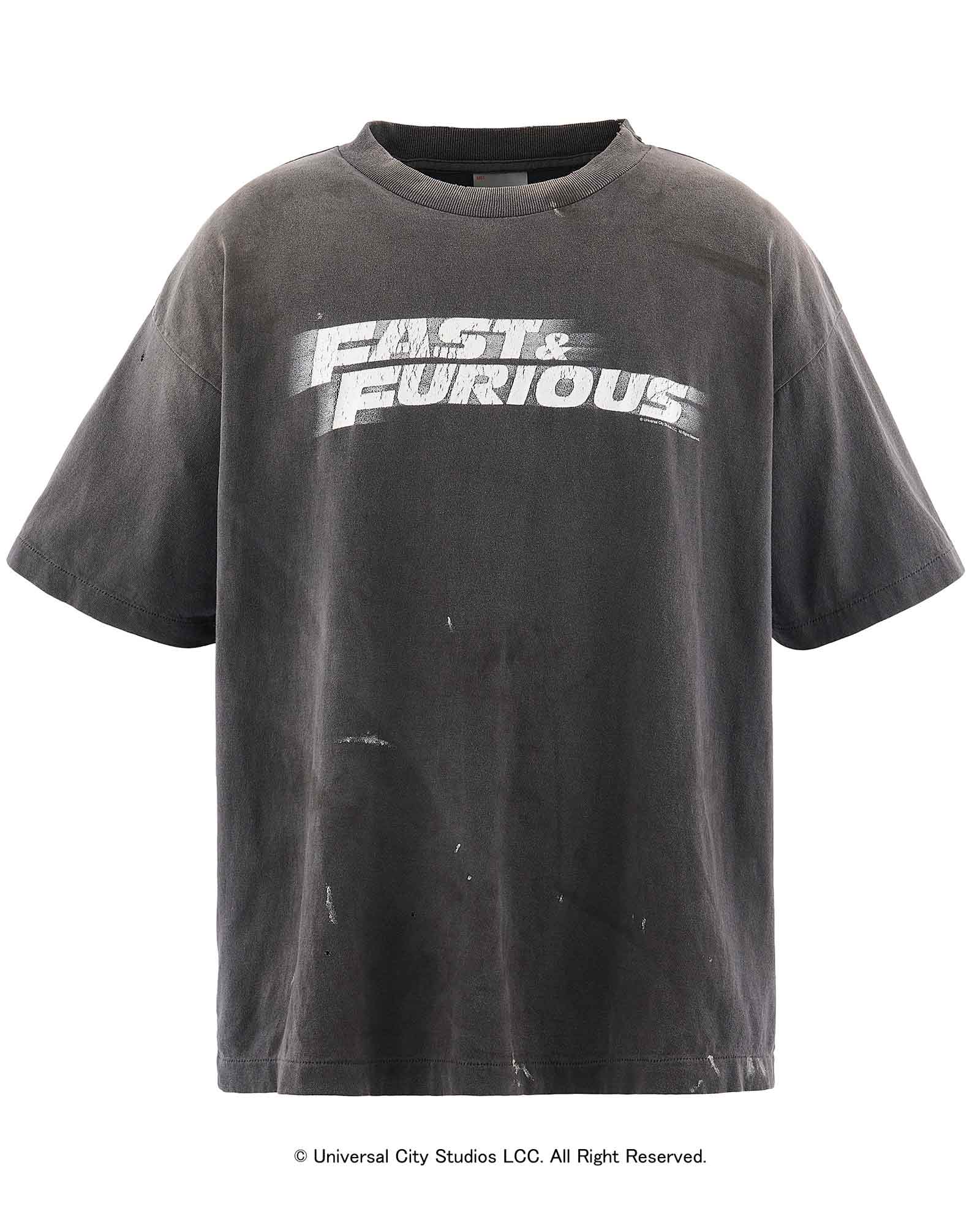 FF_SS T-SHIRT/FAST FURIOUS / BLACK