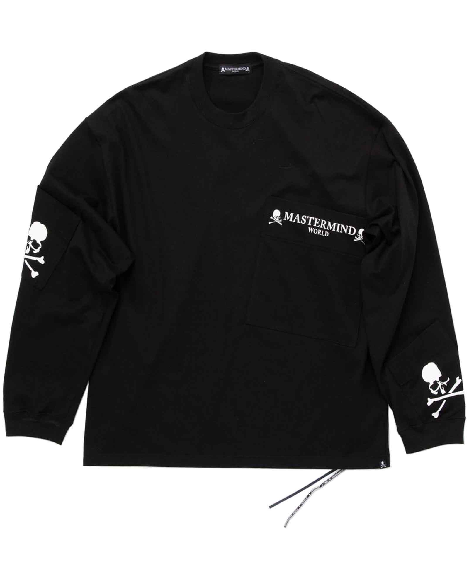 MULTI POCKET LS TEE / BLACK