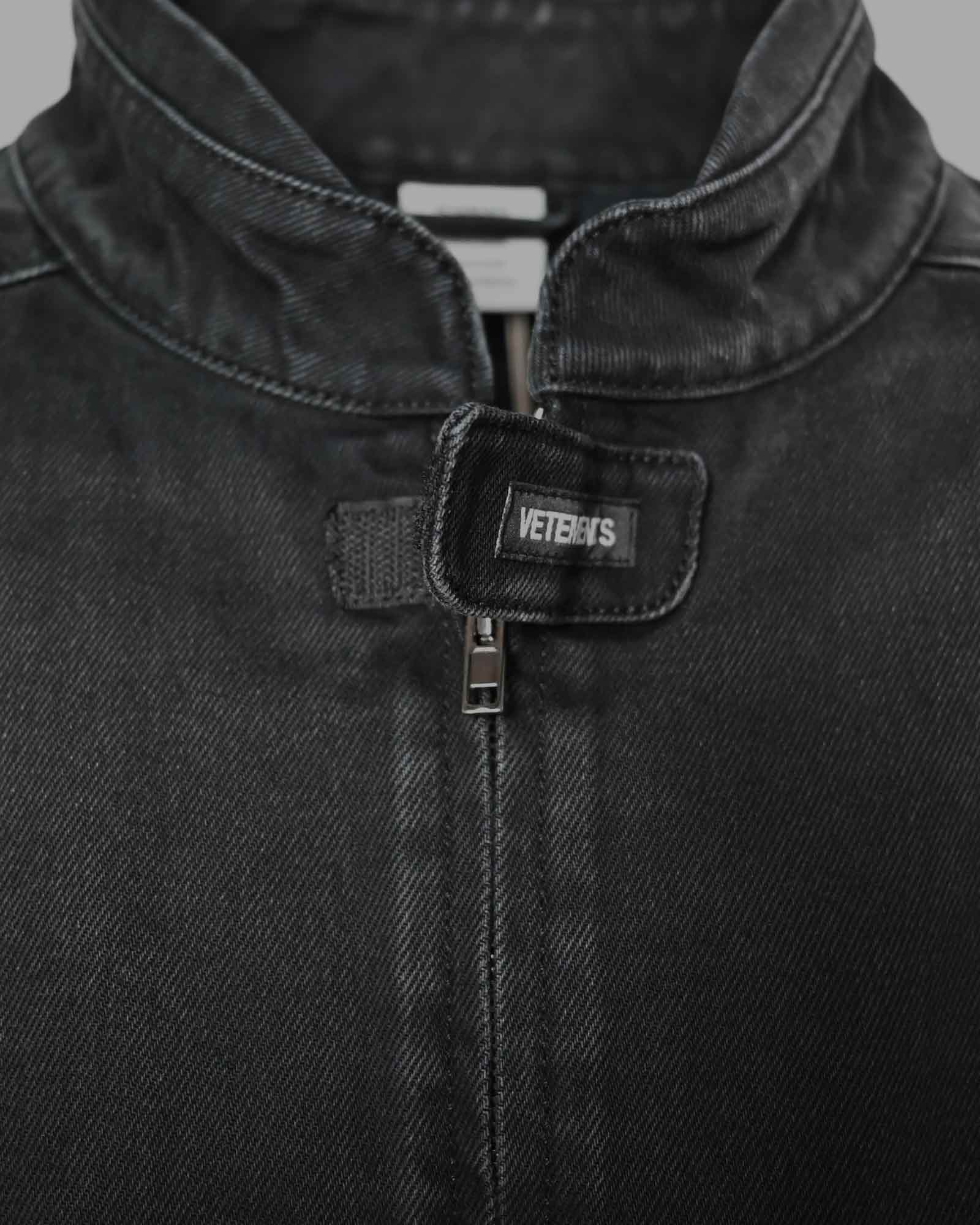 VETEMENTS・Vetements -  RACING DENIM JACKET / VINTAGE BLACK
