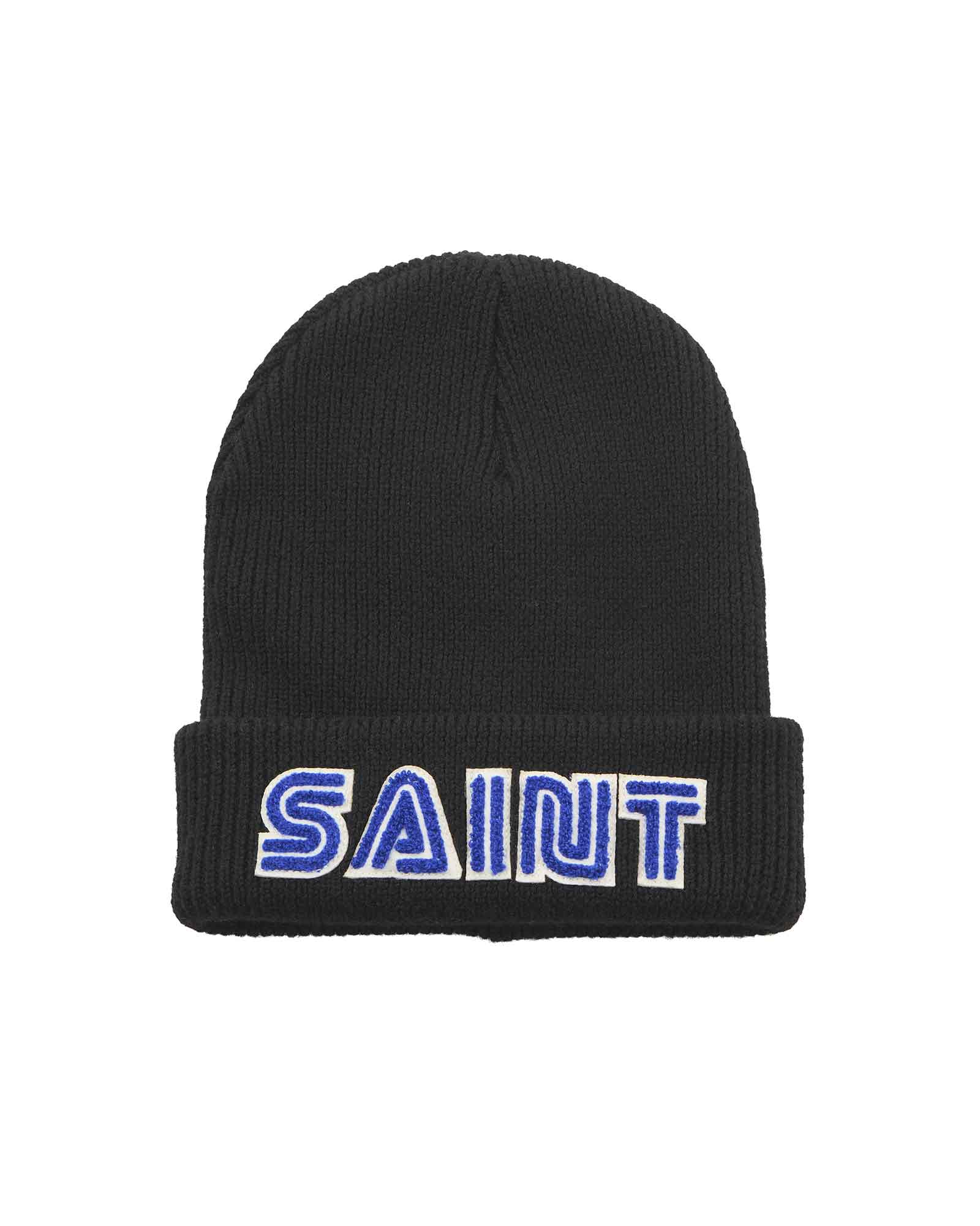 ©SAINT M××××××・セントマイケル - ニットキャップ・ビーニー SG_KNIT CAP/SAINT SEGA / BLACK