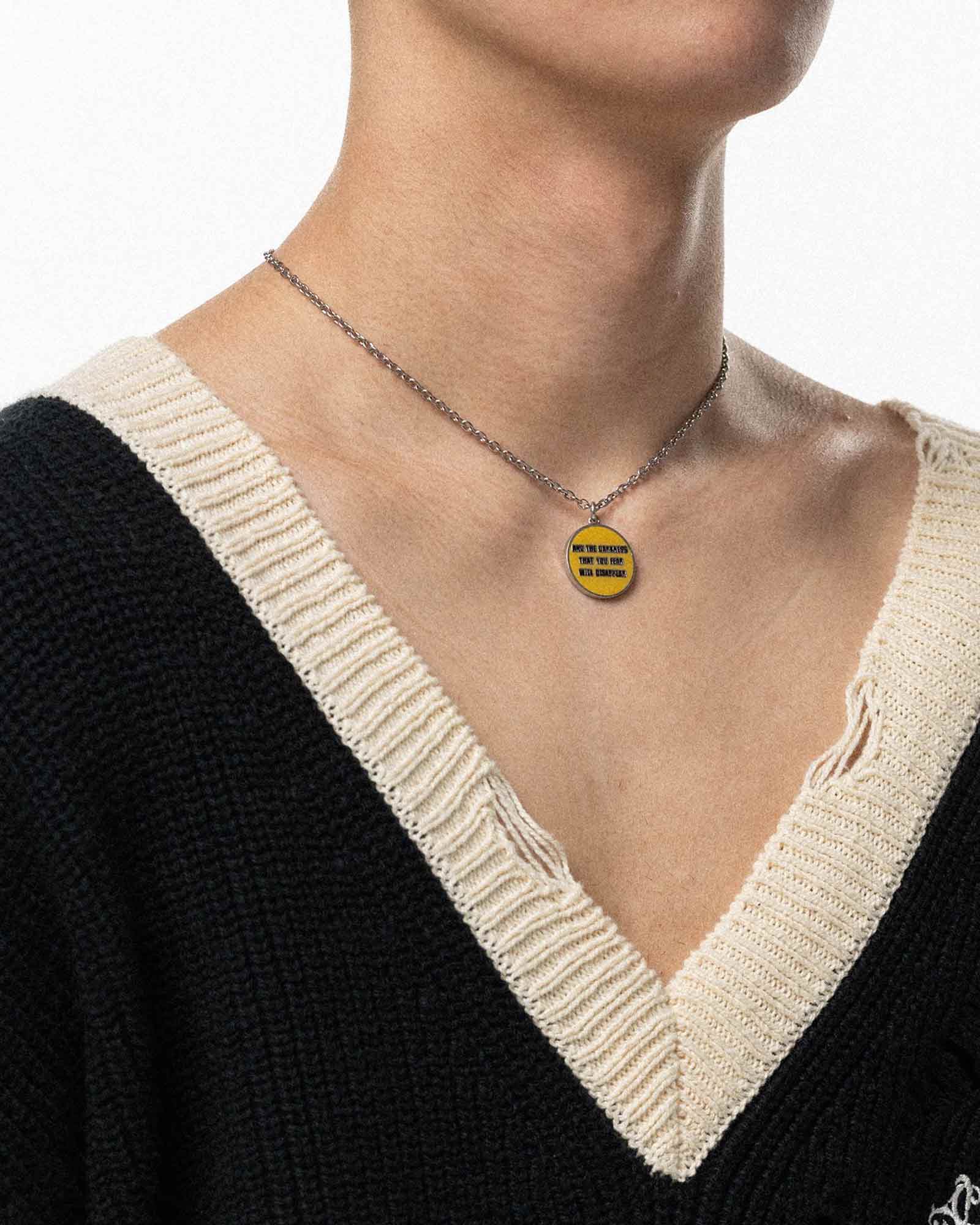 KAMIYA・カミヤ - ネックレス "DARKNESS" CHARM NECKLACE / SILVER