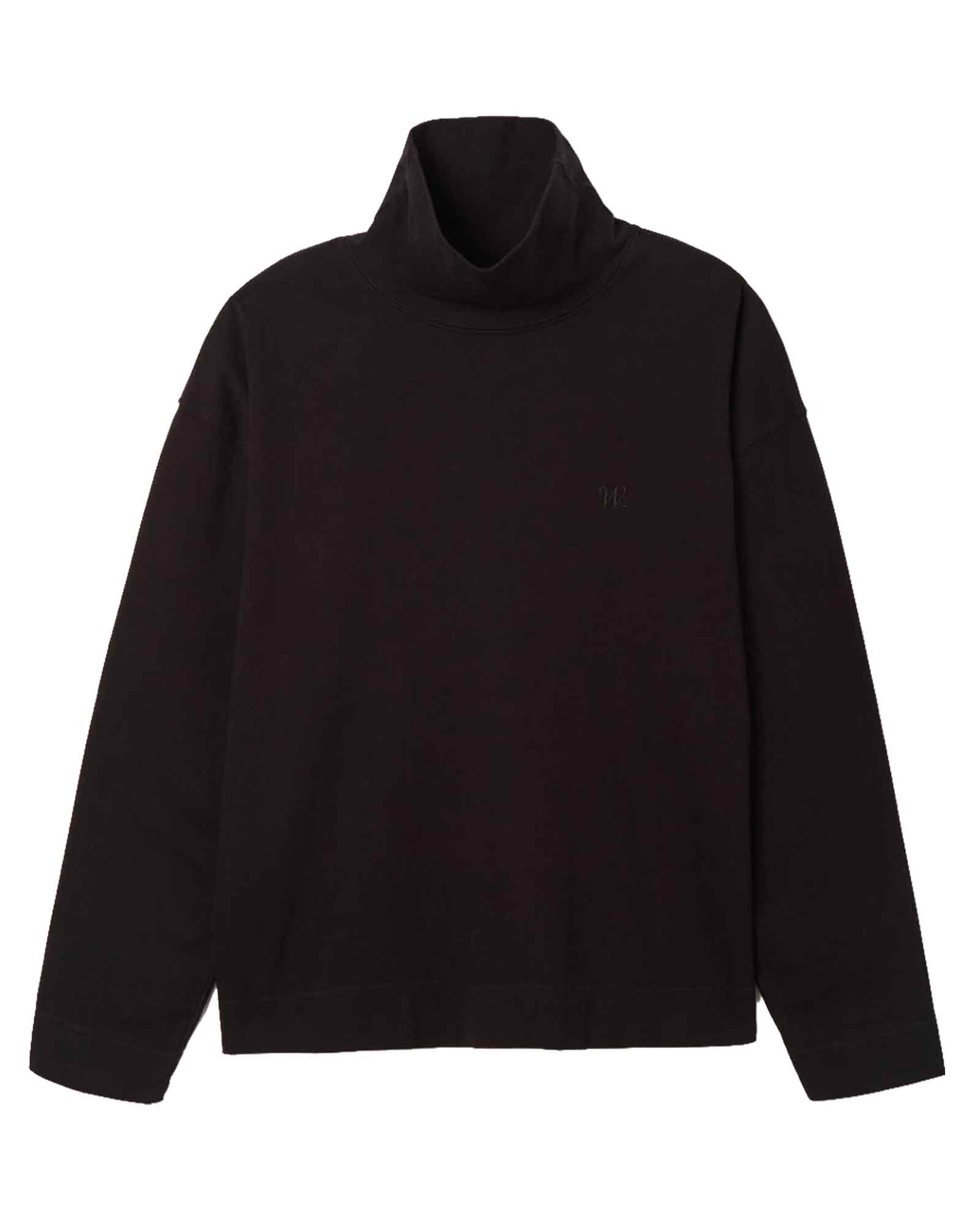 WILLY CHAVARRIA・ウィリー・チャバリア - L/S Tシャツ LS TURTLENECK TEE / BLACK