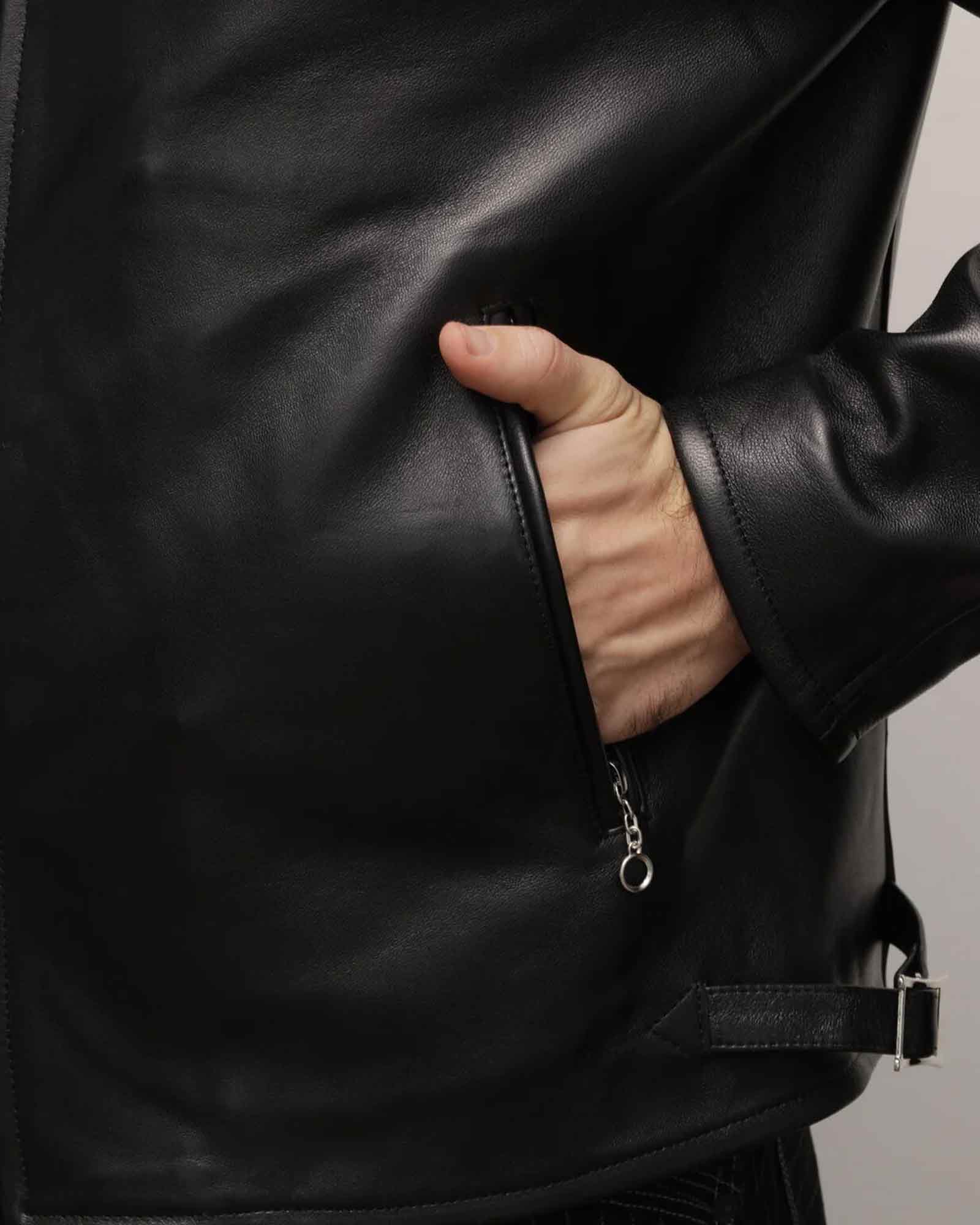 Schott・ショット - レザージャケット 70’S SINGLE RIDERS JACKET / BLACK