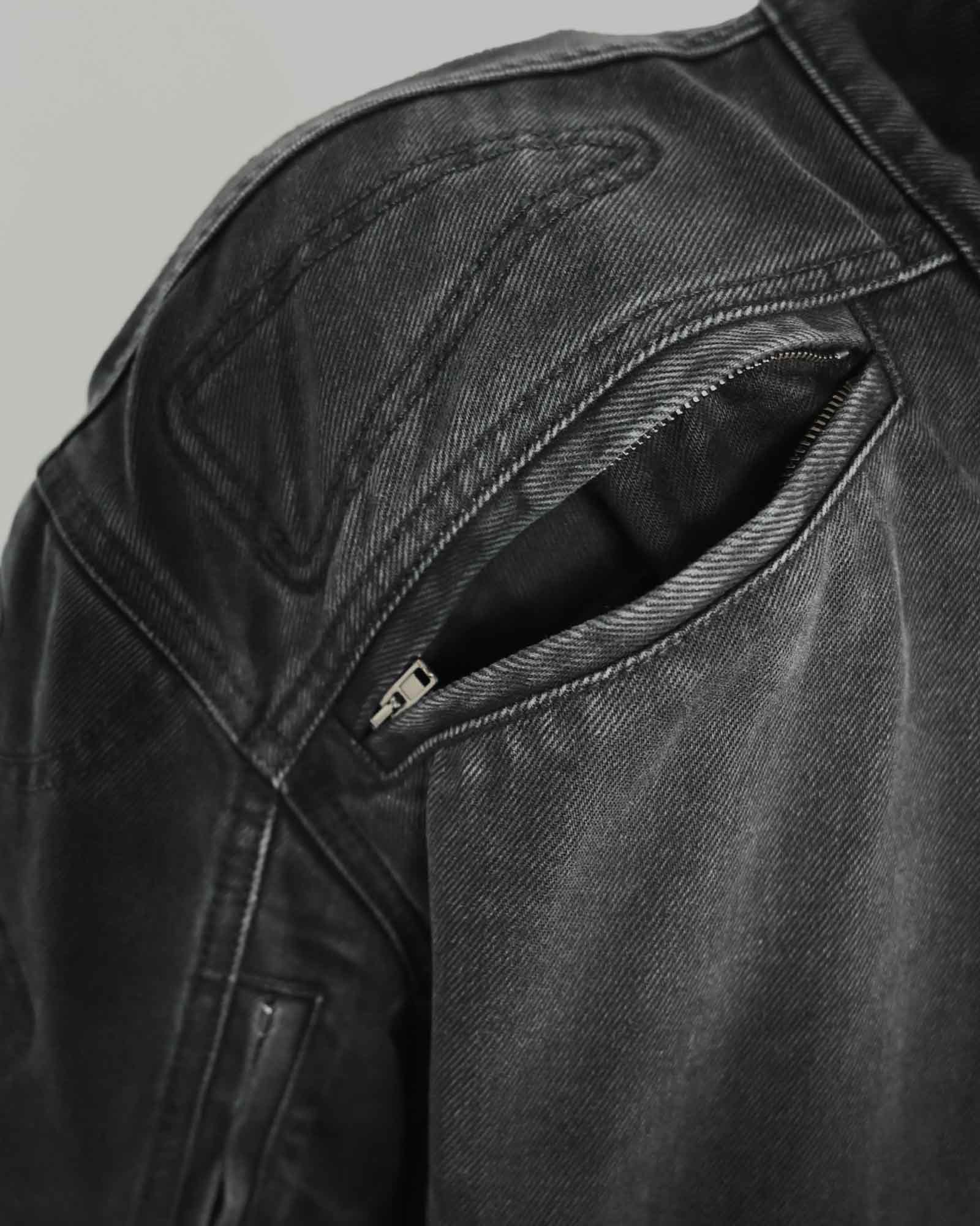 VETEMENTS・Vetements -  RACING DENIM JACKET / VINTAGE BLACK