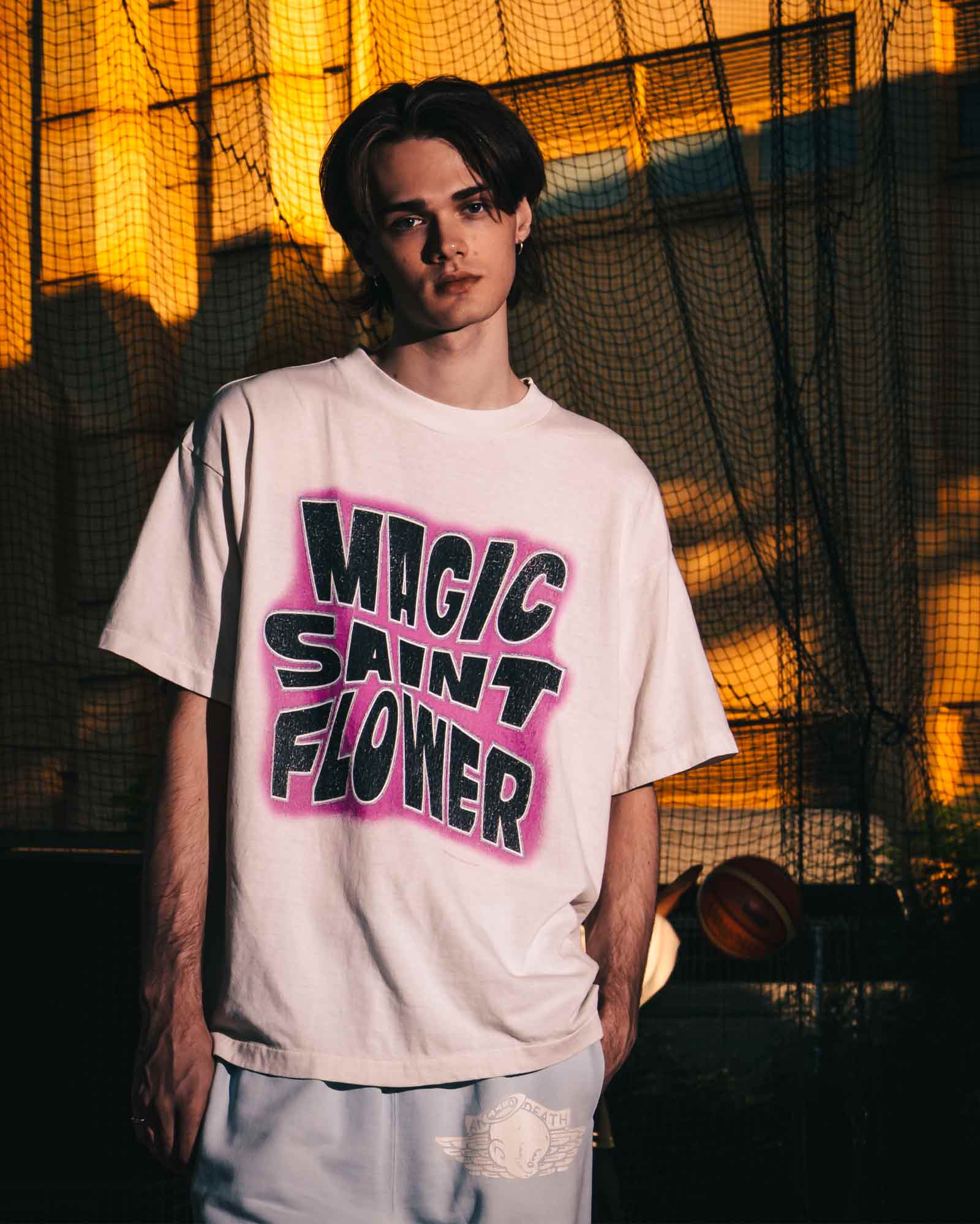 ©SAINT M××××××・セントマイケル - Tシャツ・カットソー SS T-SHIRT/MAGIC SAINT / WHITE