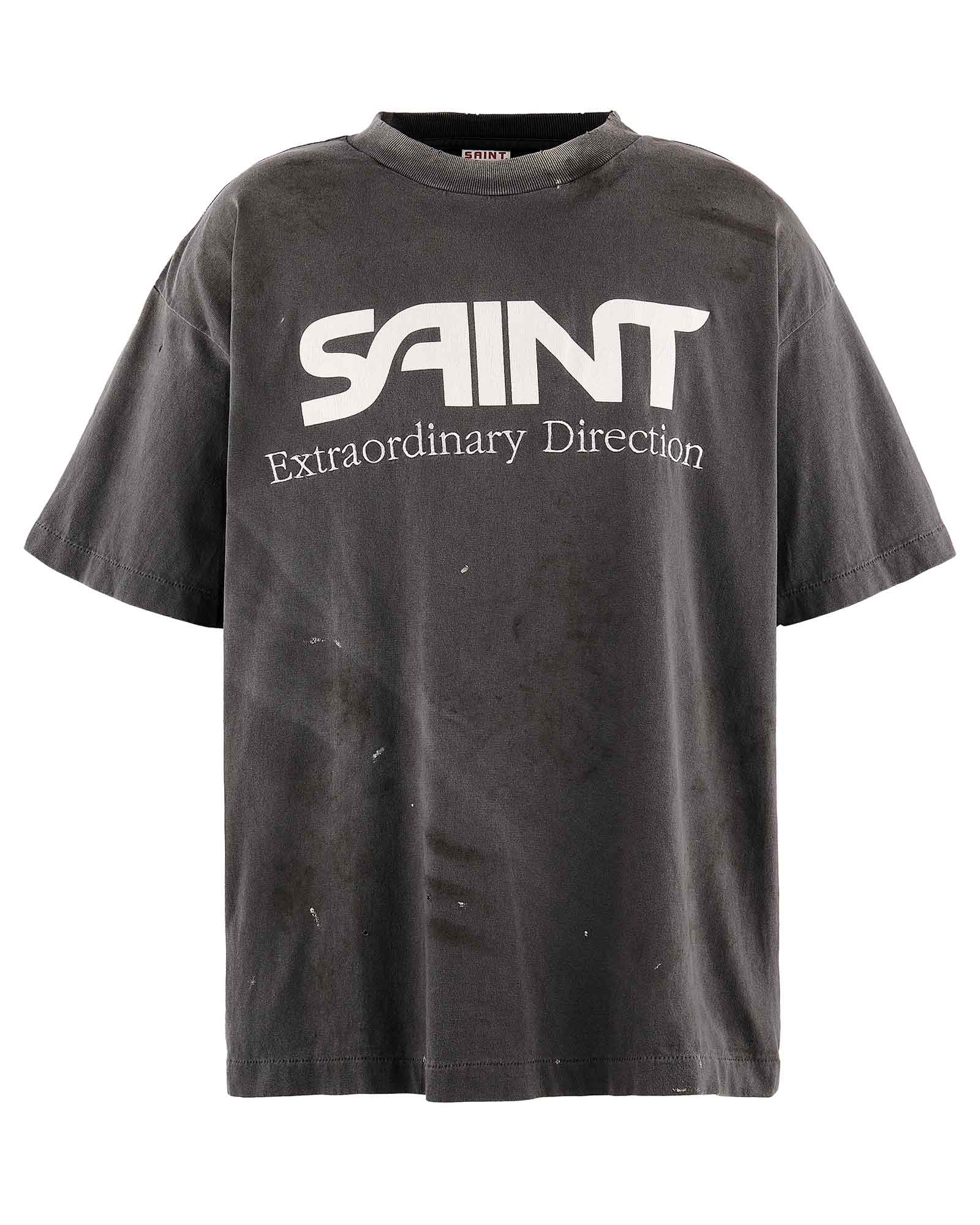 ©SAINT M××××××・セントマイケル - Tシャツ・カットソー SS T-SHIRT/EMBROIDERY / BLACK