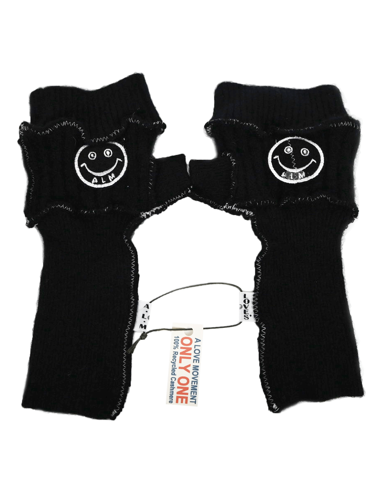 CASHMERE GLOVES 10 / BLACK