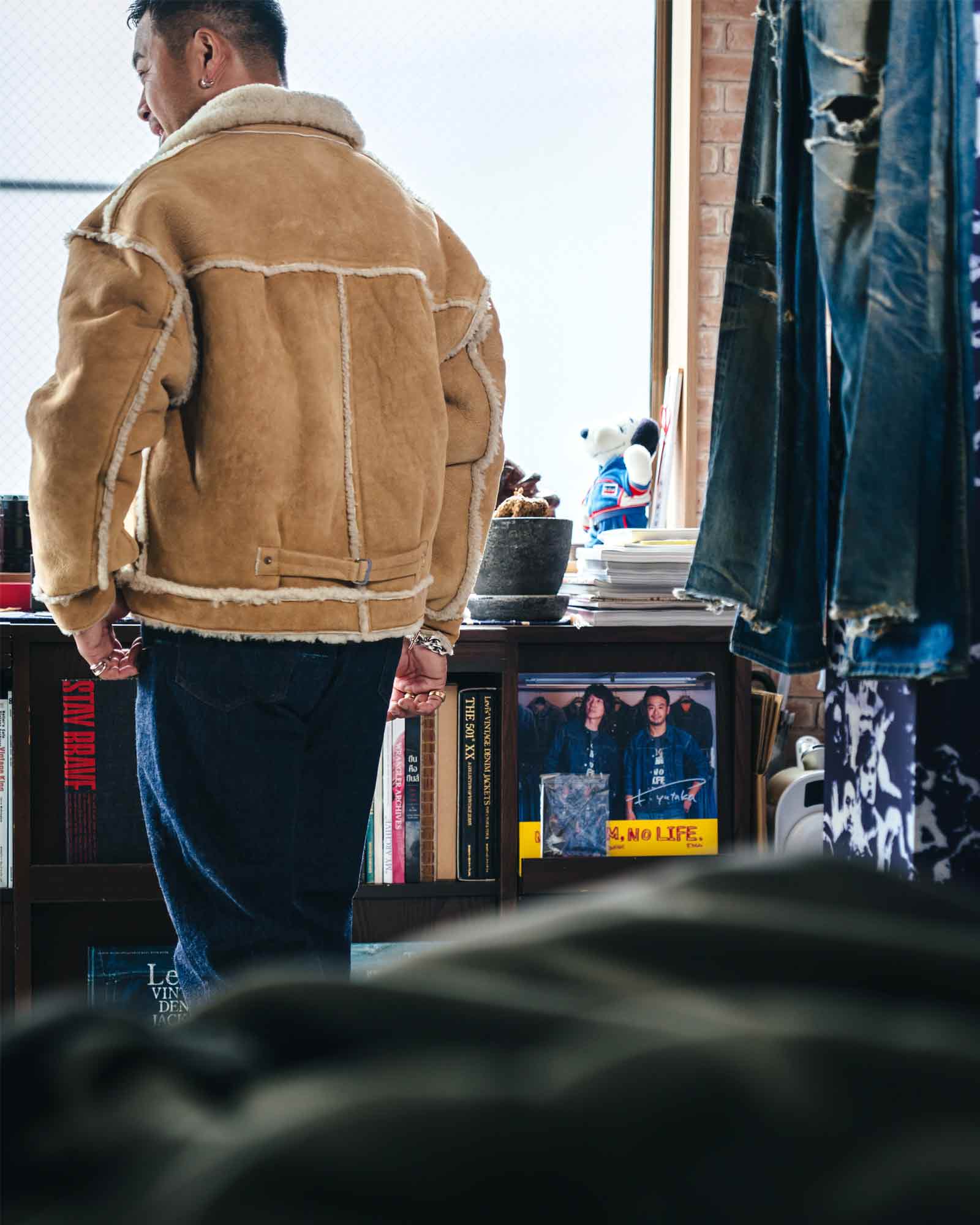 ©SAINT M××××××・saint michael -  BB_MOUTON JACKET/MOUTON / BEIGE