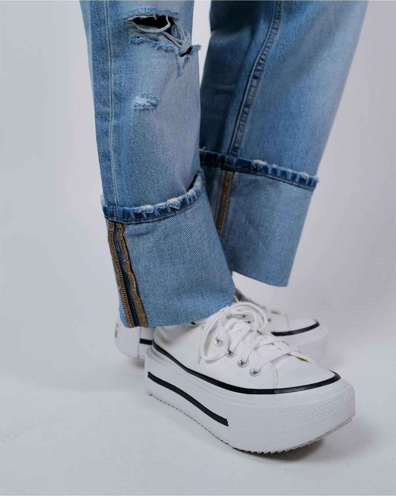 Calvin Klein・カルバン クライン - デニムパンツ RELAXED CROP CUFF HANTINGTON / LIGHT BLUE