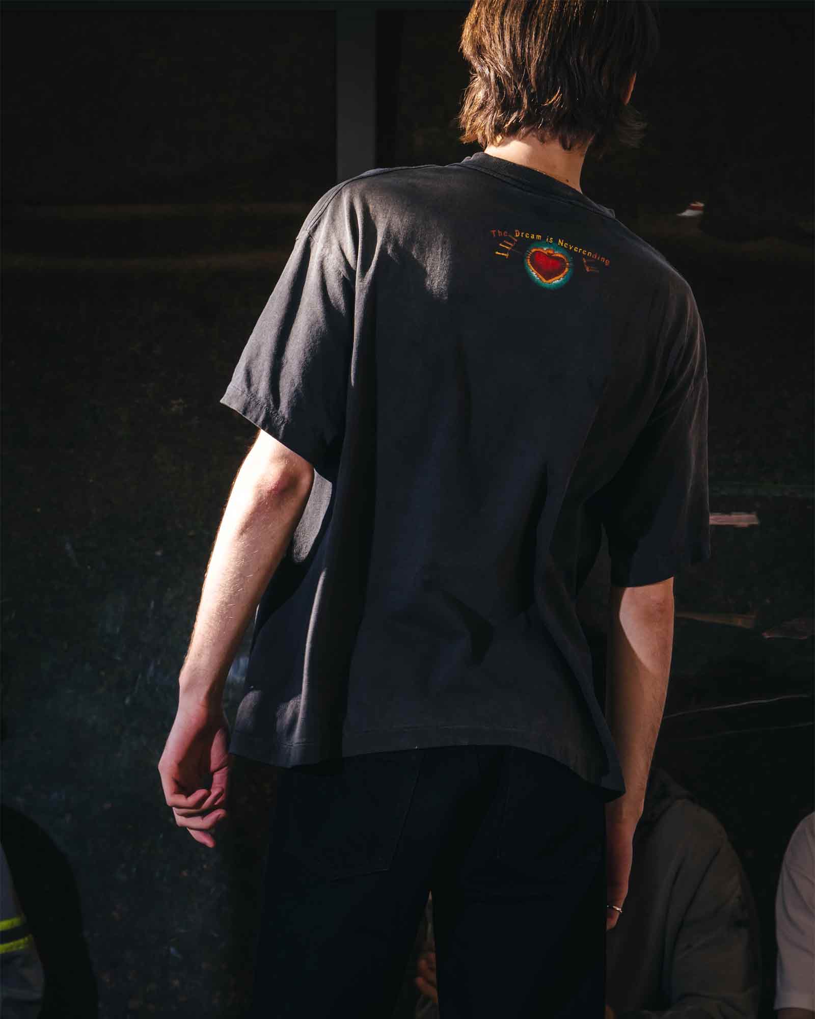 ©SAINT M××××××・セントマイケル - Tシャツ・カットソー SS T-SHIRT/HEART / BLACK