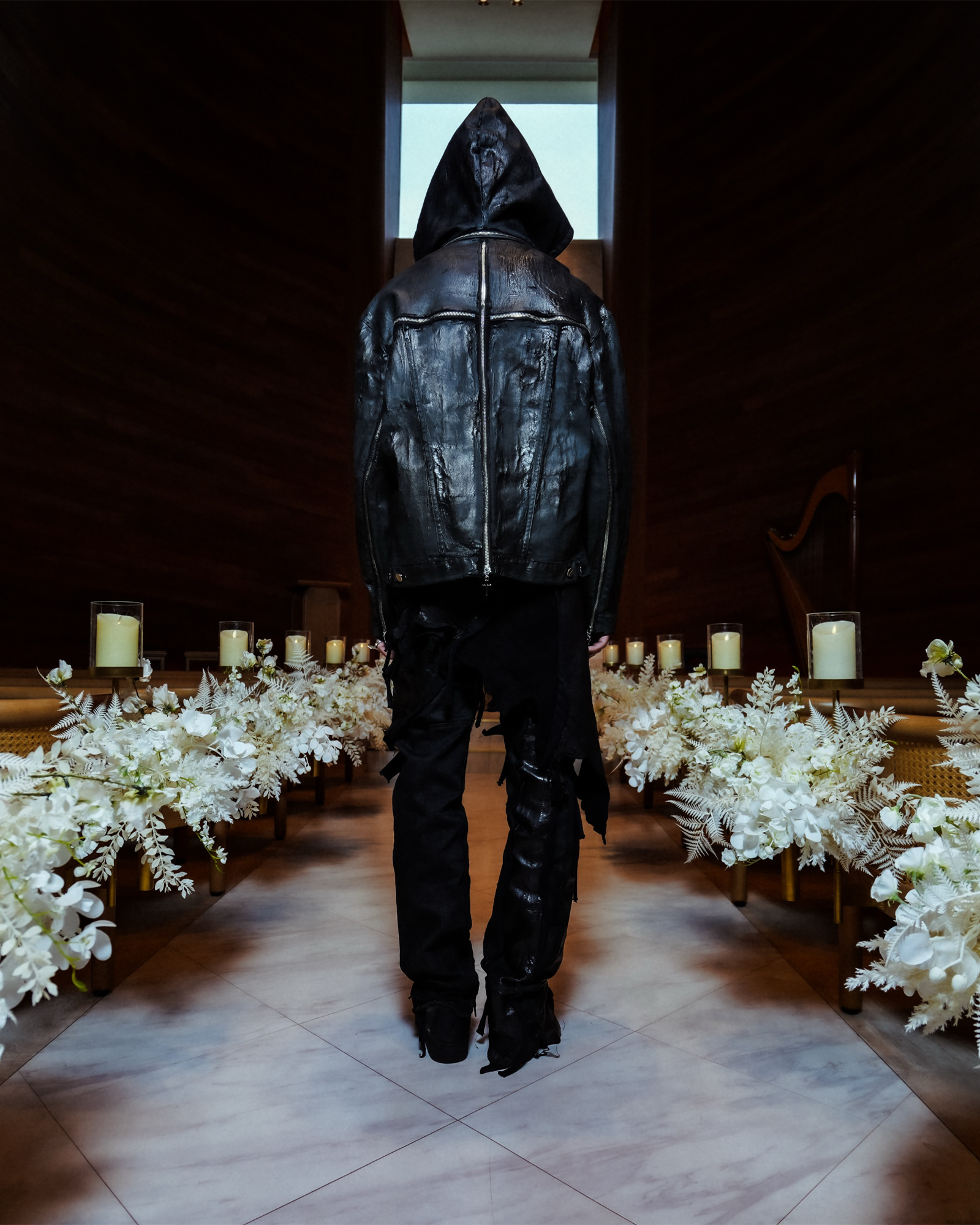 LAST NEST・ラストネスト - ジャケット HARD COATING CROSS JACKET / BLACK