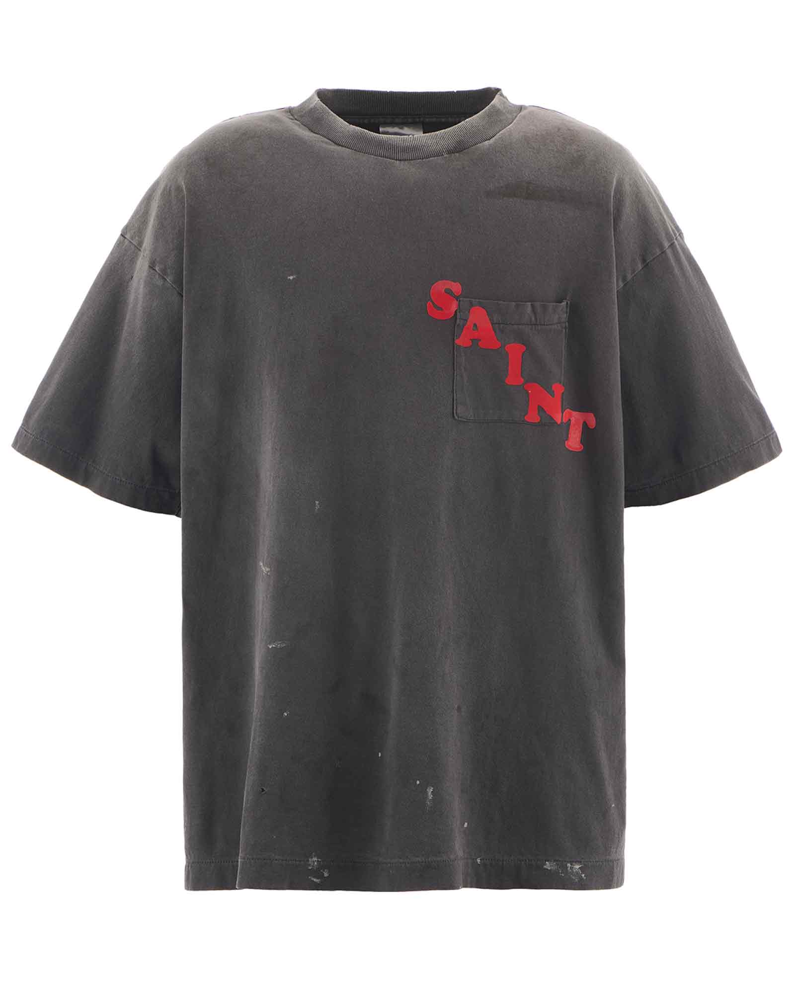 ©SAINT M××××××・セントマイケル - Tシャツ・カットソー SS TEE/POCKET / BLACK