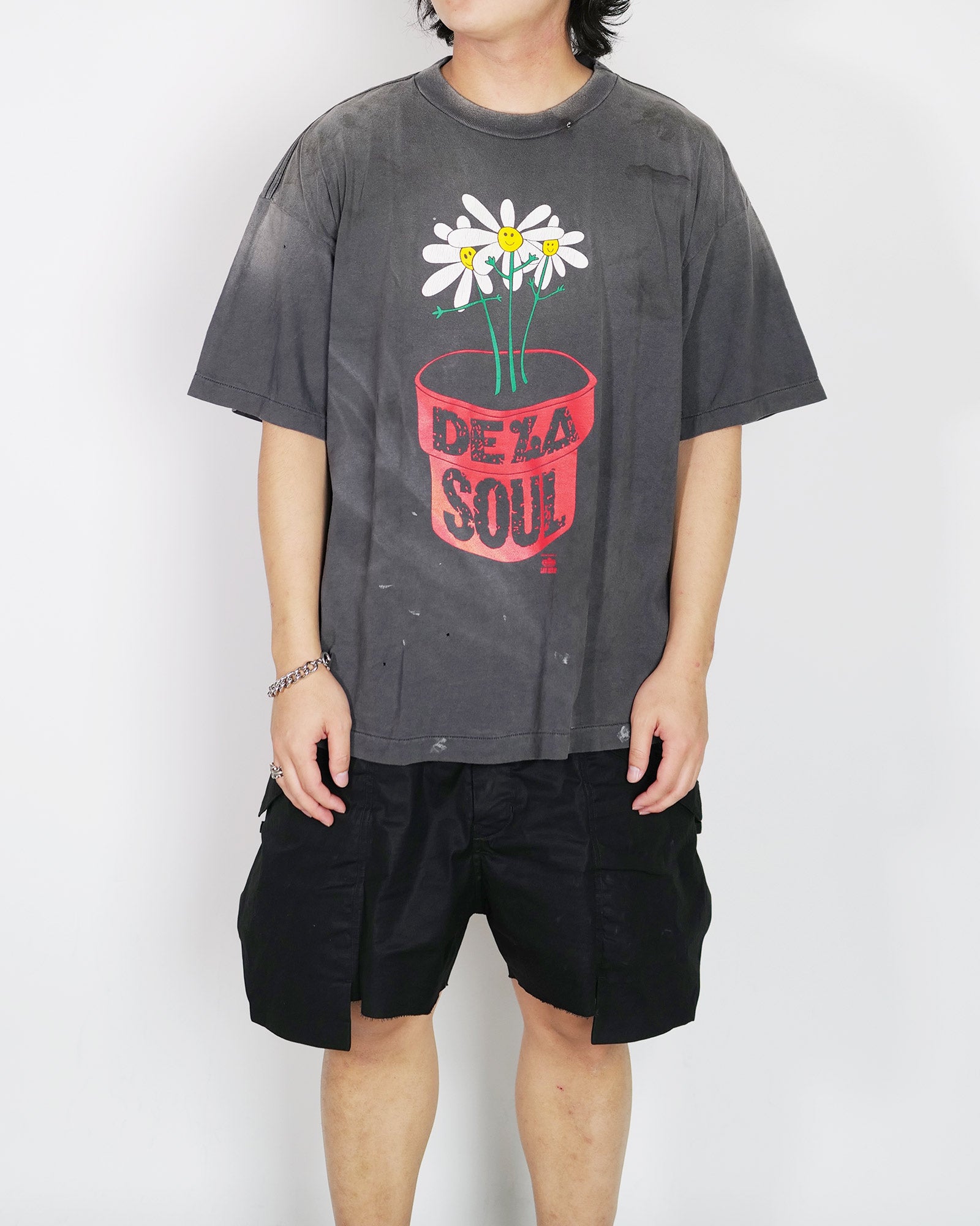 ©SAINT M××××××・セントマイケル - Tシャツ・カットソー DLS_SS TEE/DE LA SOUL / BLACK