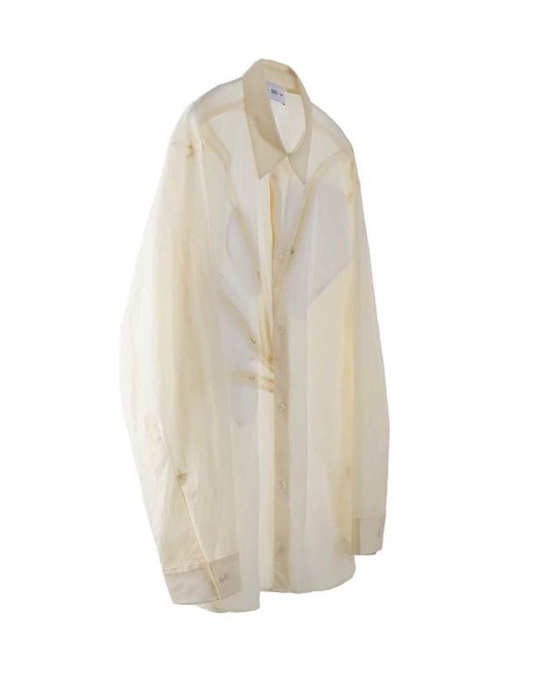 POST ARCHIVE FACTION × 5.0 SHIRT CENTER / IVORY