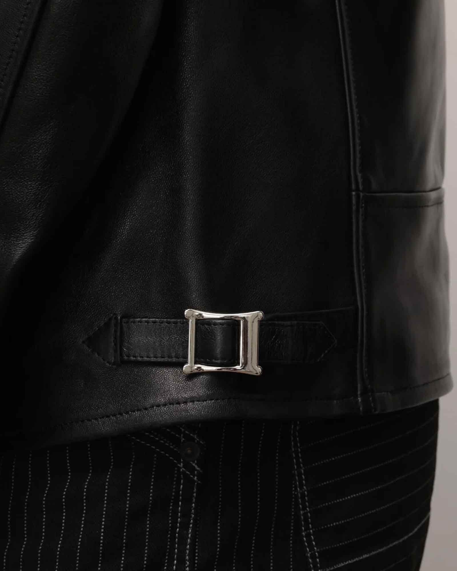 Schott・ショット - レザージャケット 70’S SINGLE RIDERS JACKET / BLACK