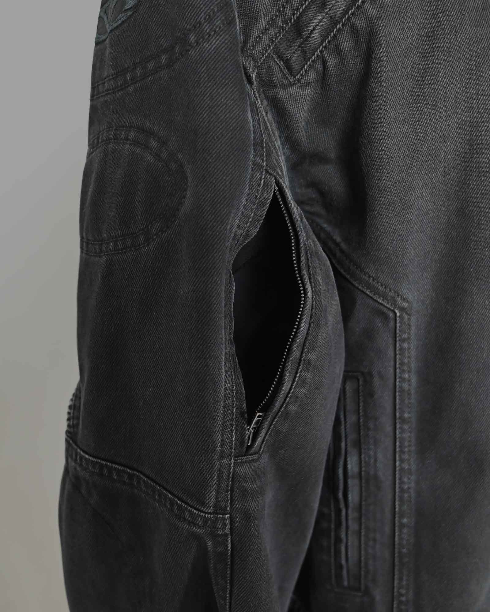 VETEMENTS・Vetements -  RACING DENIM JACKET / VINTAGE BLACK