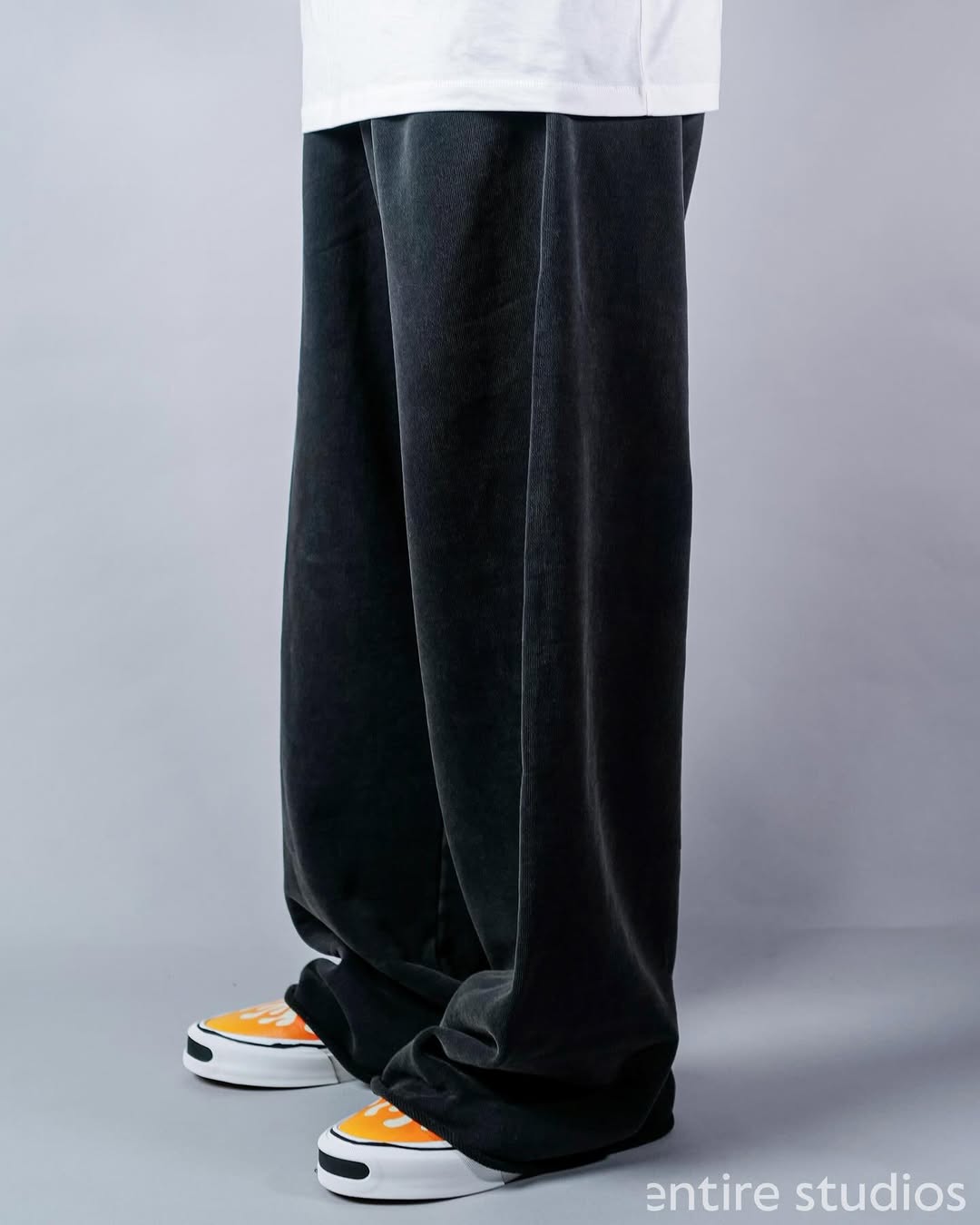 Entire studios・エンタイアスタジオ - スウェットパンツ FULL SWEATPANT / WASHEDBLACK
