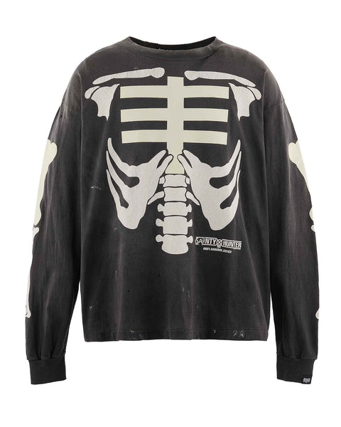SAINT M×××××× (セントマイケル) SS26 BH_LS T-SHIRT/BONE/BLACK