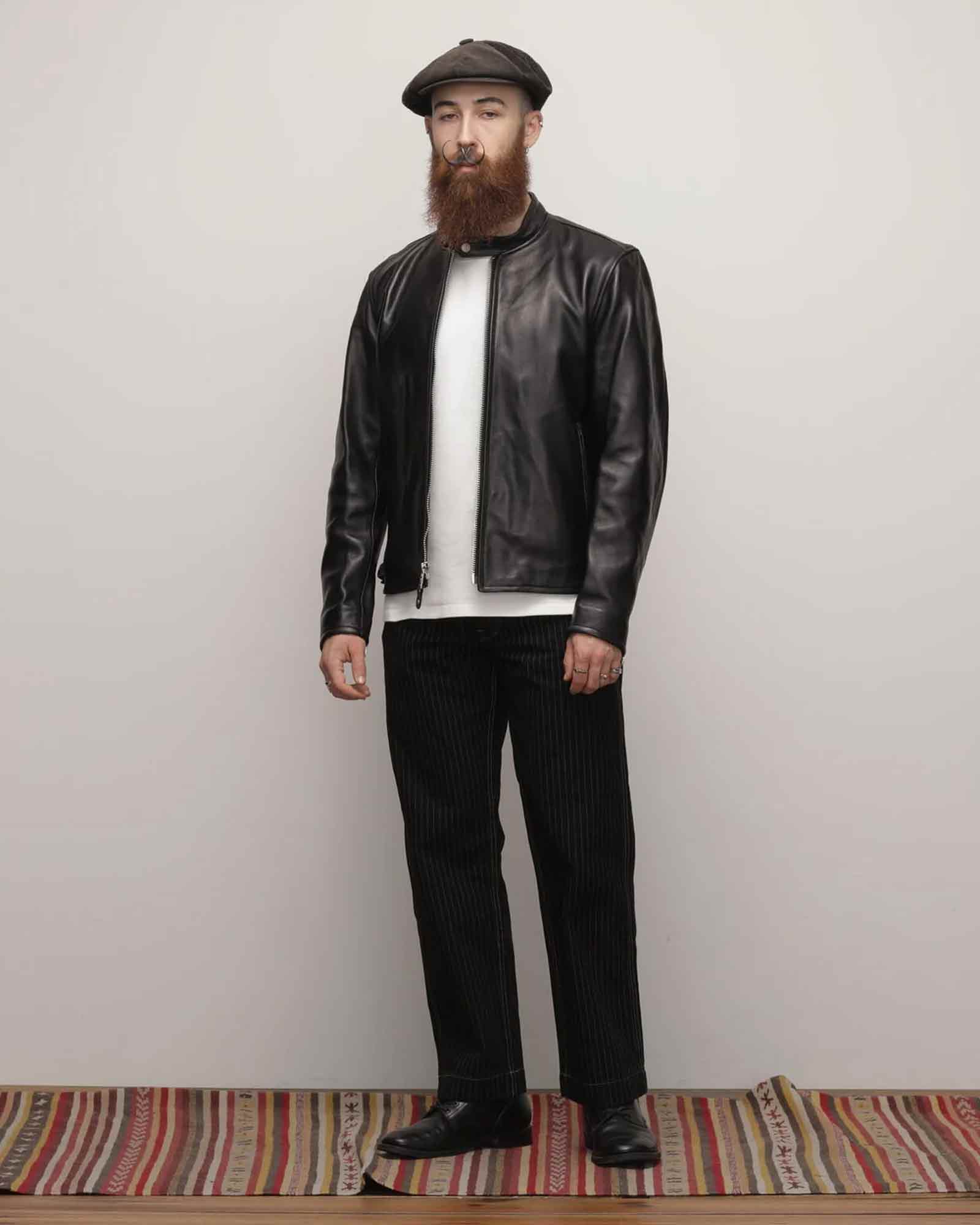 Schott・ショット - レザージャケット 70’S SINGLE RIDERS JACKET / BLACK