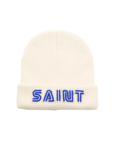 SAINT M×××××× (セントマイケル) AW25 SG_KNIT CAP/SAINT SEGA / WHITE