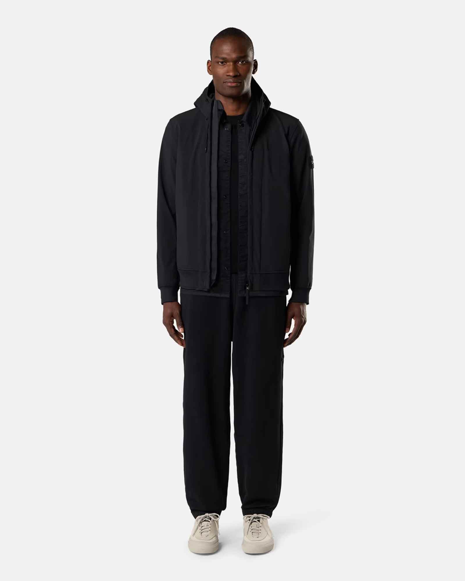 STONE ISLAND・stone island -  BIKER JACKET 26AW-100004 / BLACK
