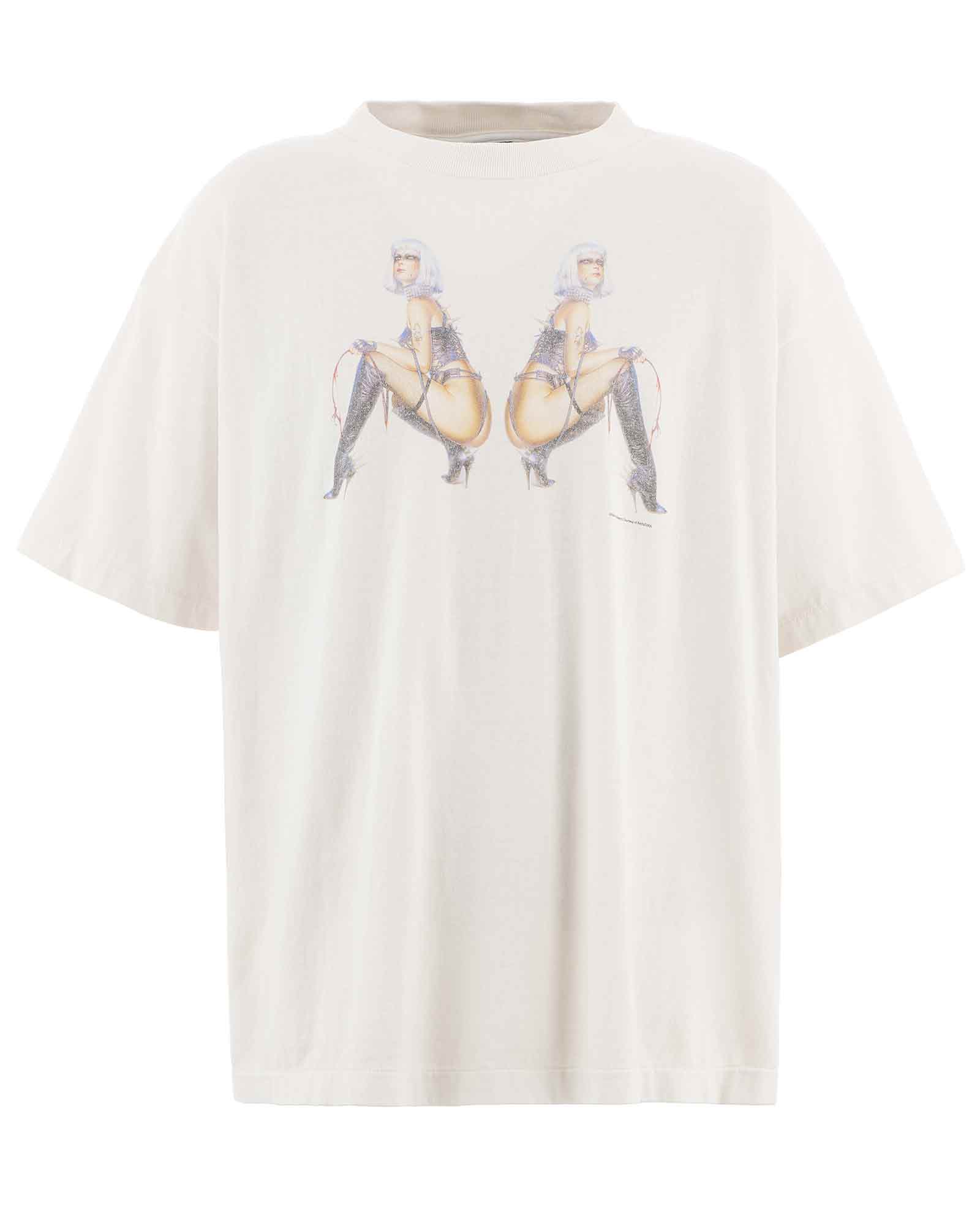 SRYM_SS TEE/LADIES / WHITE