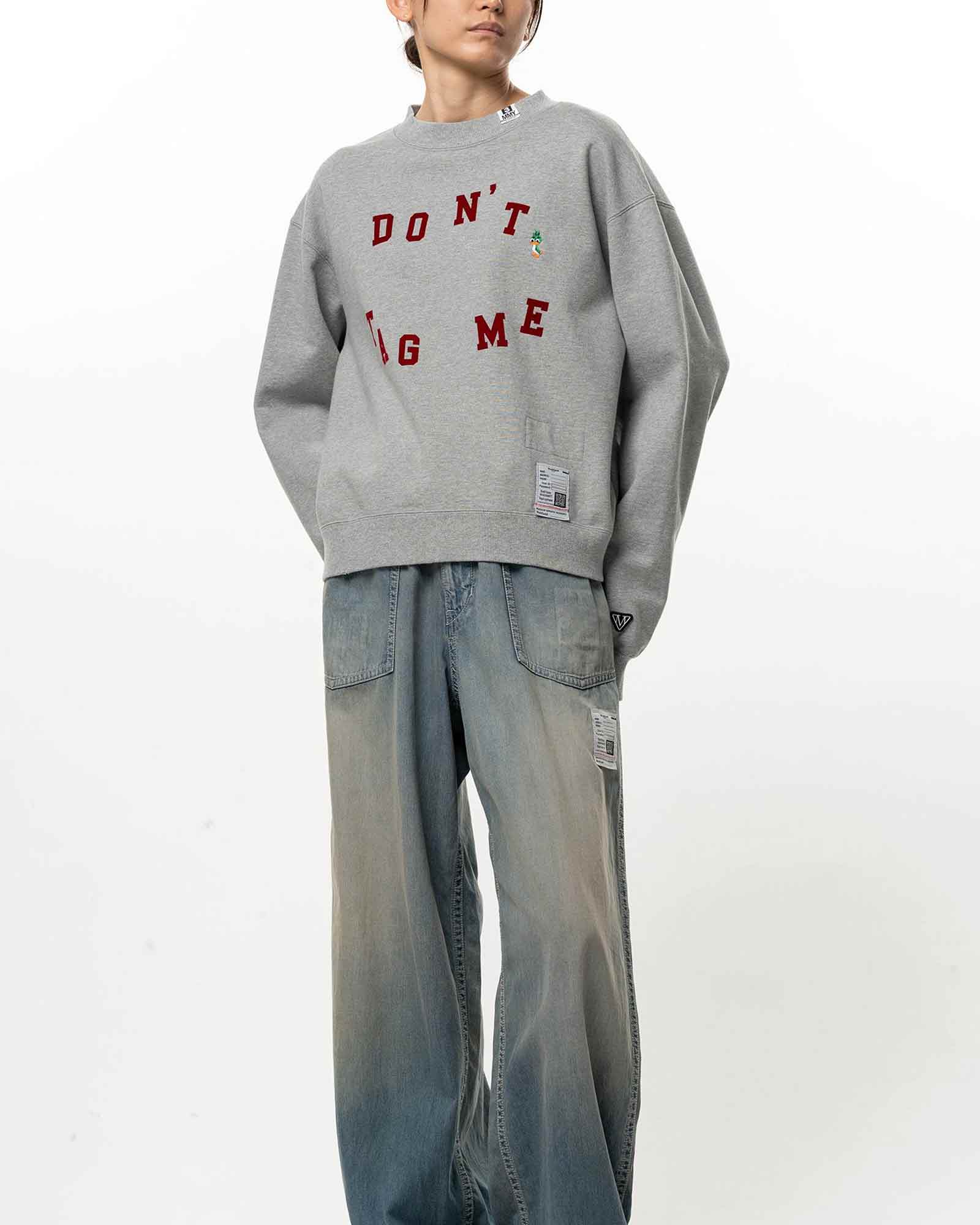 MIHARA YASUHIRO・Yasuhiro Mihara -  D.T.M FLOCKY PULLOVER / GRAY