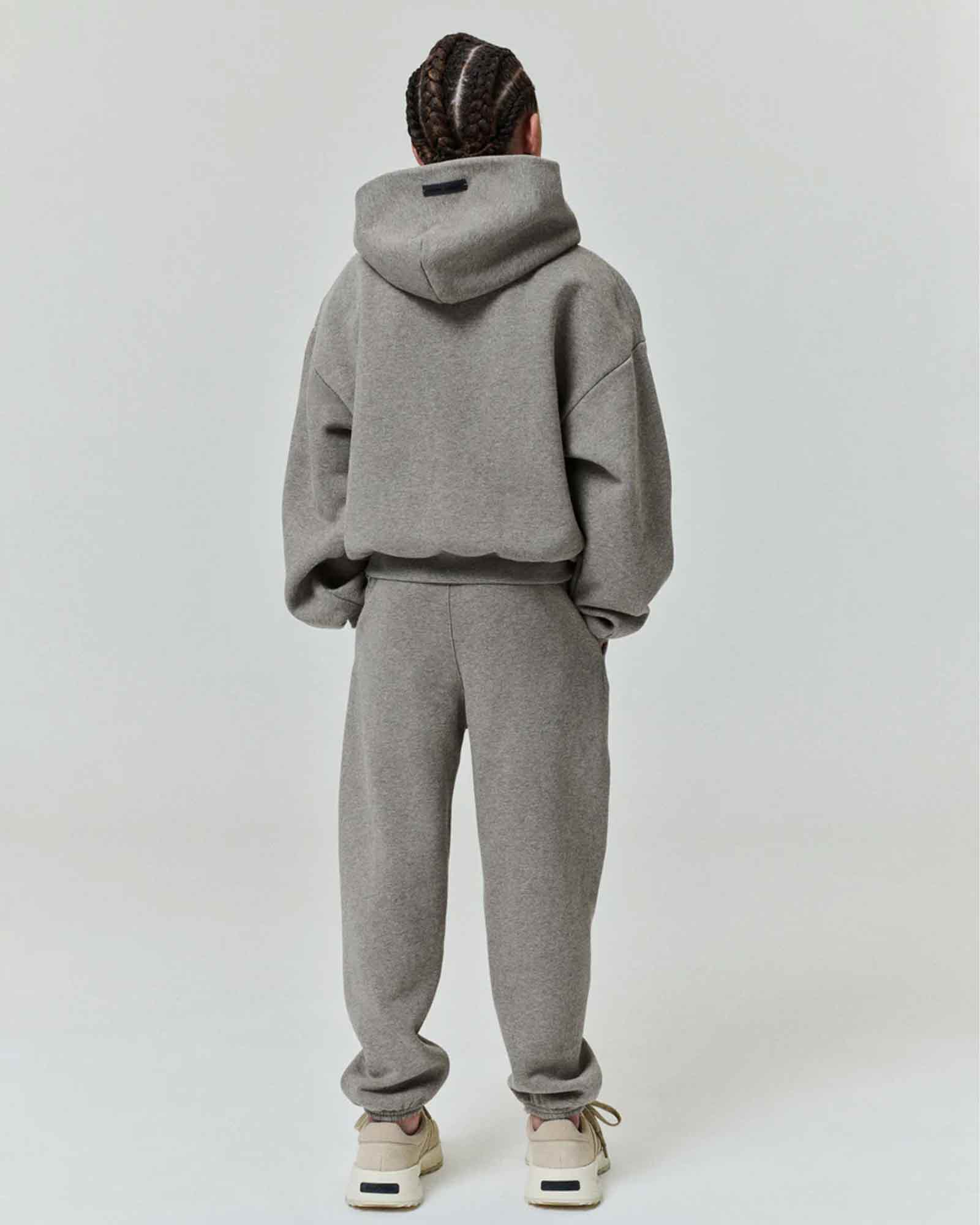 ESSENTIALS・エッセンシャルズ - パーカー・フーディ KID'S FLEECE HOODIE / JET BLACK