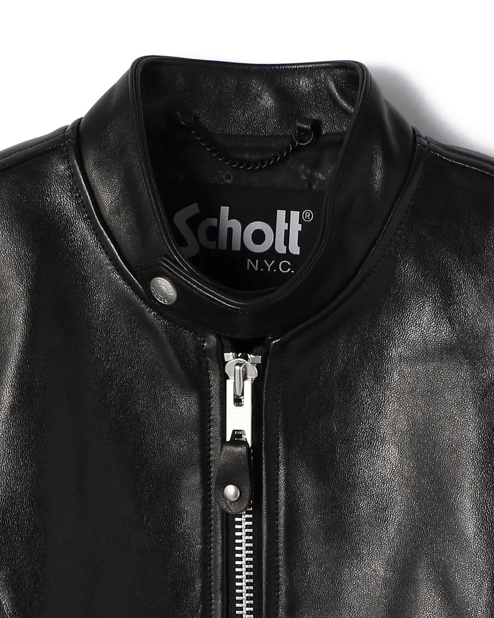 Schott・ショット - レザージャケット 70’S SINGLE RIDERS JACKET / BLACK