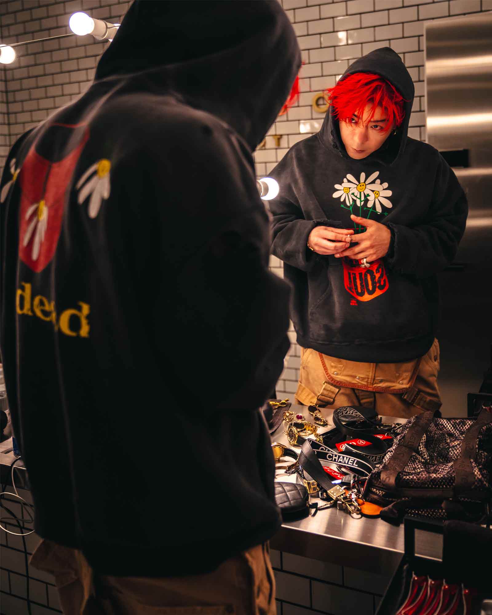 ©SAINT M××××××・セントマイケル - パーカー・フーディ DLS_HOODIE/DE LA SOUL / BLACK