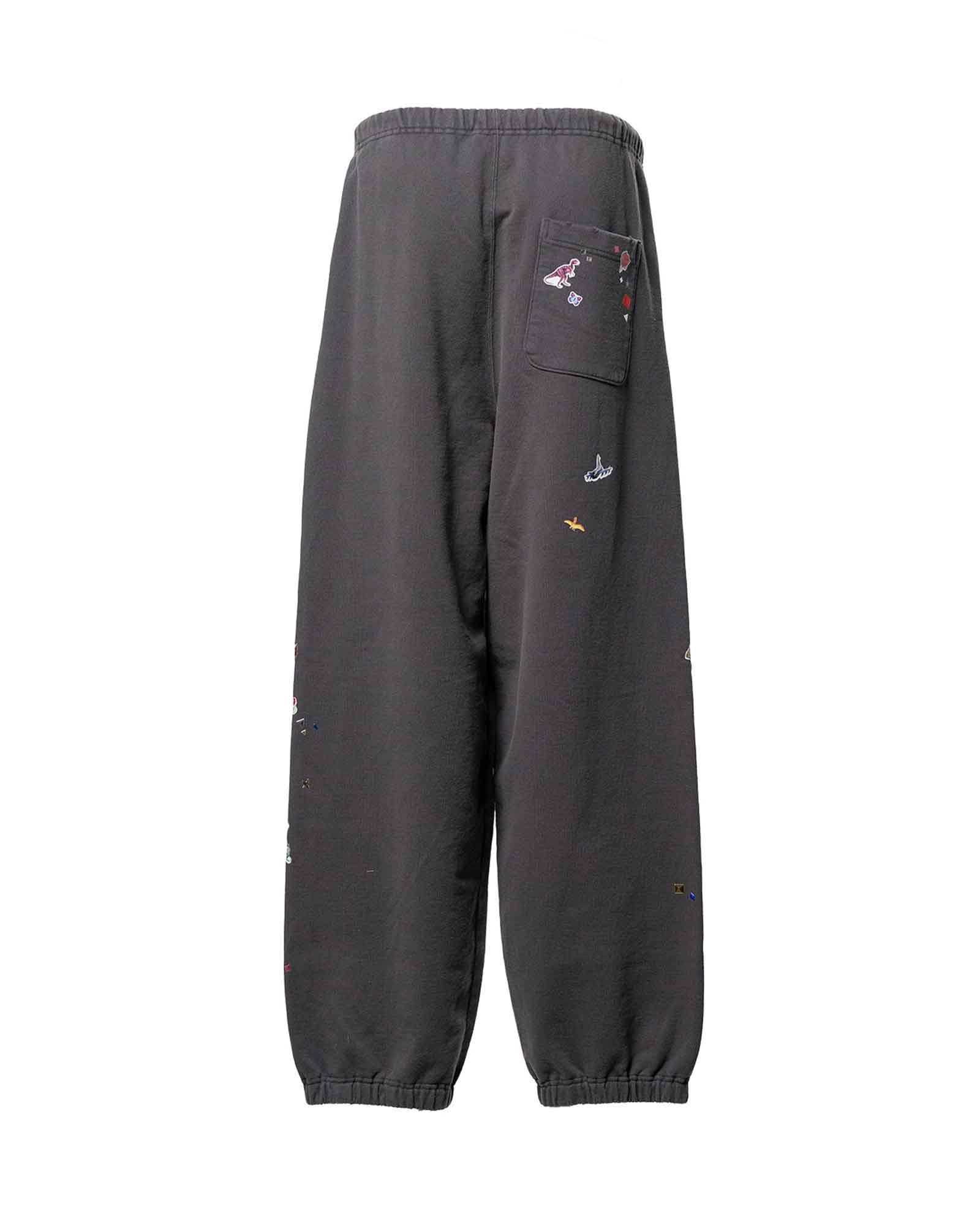 MIHARA YASUHIRO・ミハラヤスヒロ - スウェットパンツ KIDS STICKER PANTS / BLACK