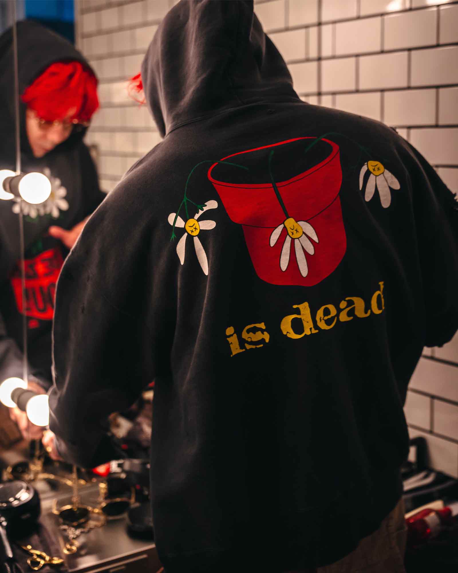 ©SAINT M××××××・セントマイケル - パーカー・フーディ DLS_HOODIE/DE LA SOUL / BLACK