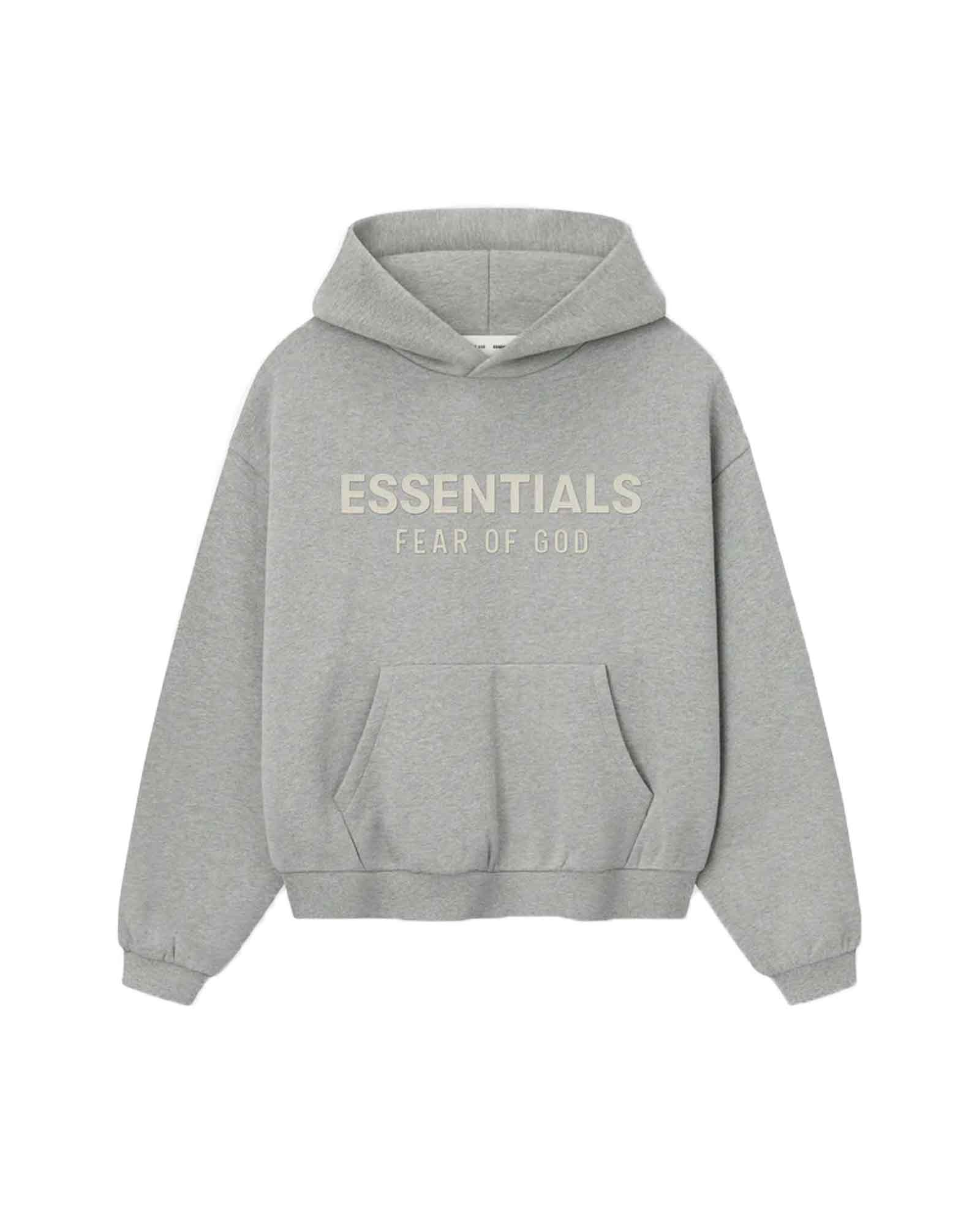 ESSENTIALS・エッセンシャルズ - パーカー・フーディ KID'S FLEECE HOODIE / CONCRETE HEATHER
