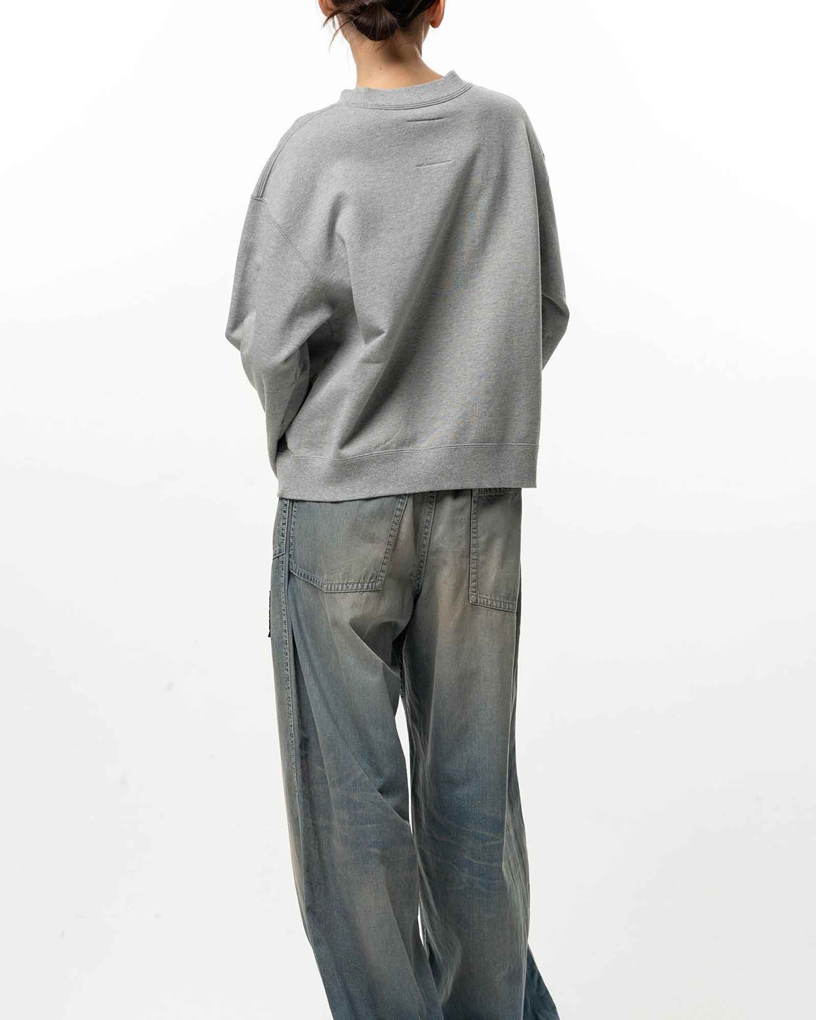 MIHARA YASUHIRO・Yasuhiro Mihara -  D.T.M FLOCKY PULLOVER / GRAY