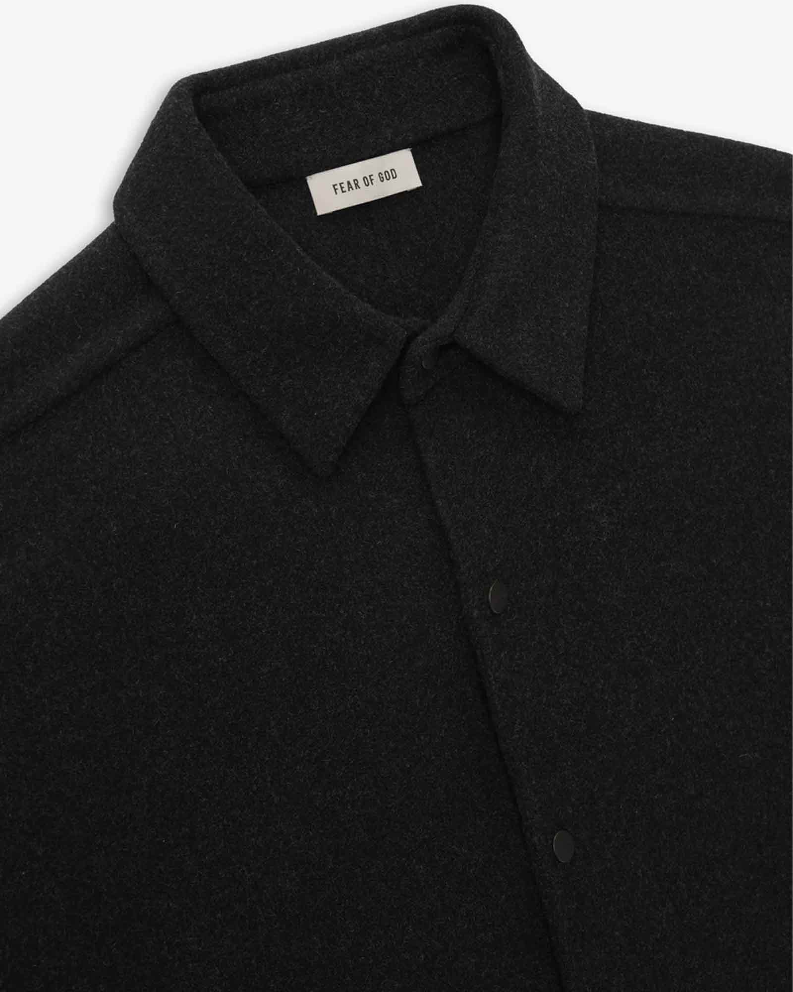 FEAR OF GOD・フィア オブ ゴット - シャツ OVERSHIRT / CHARCOAL
