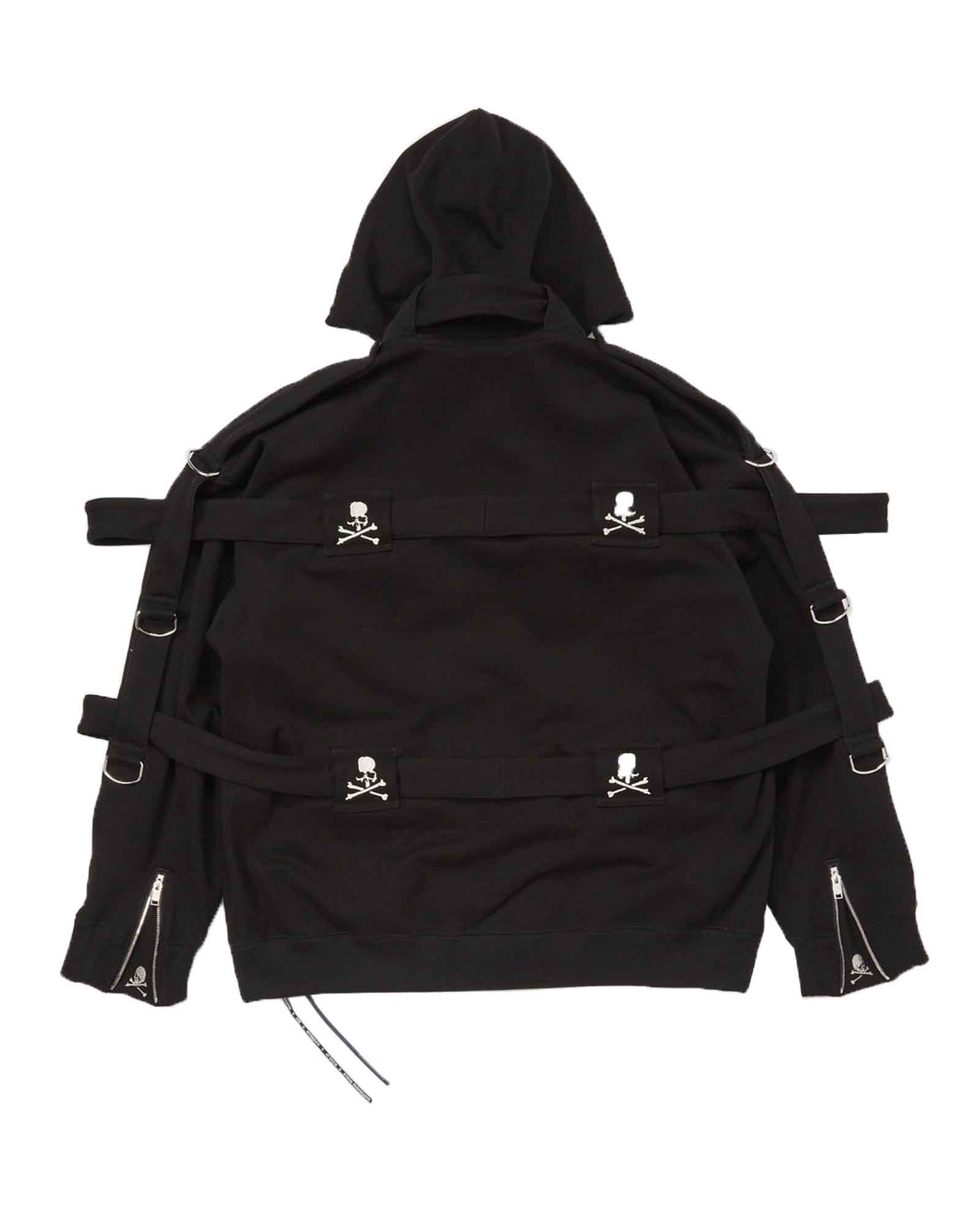 mastermind・マスターマインド - パーカー・フーディ PARACHUTE ZIP-UP HOODIE / BLACK